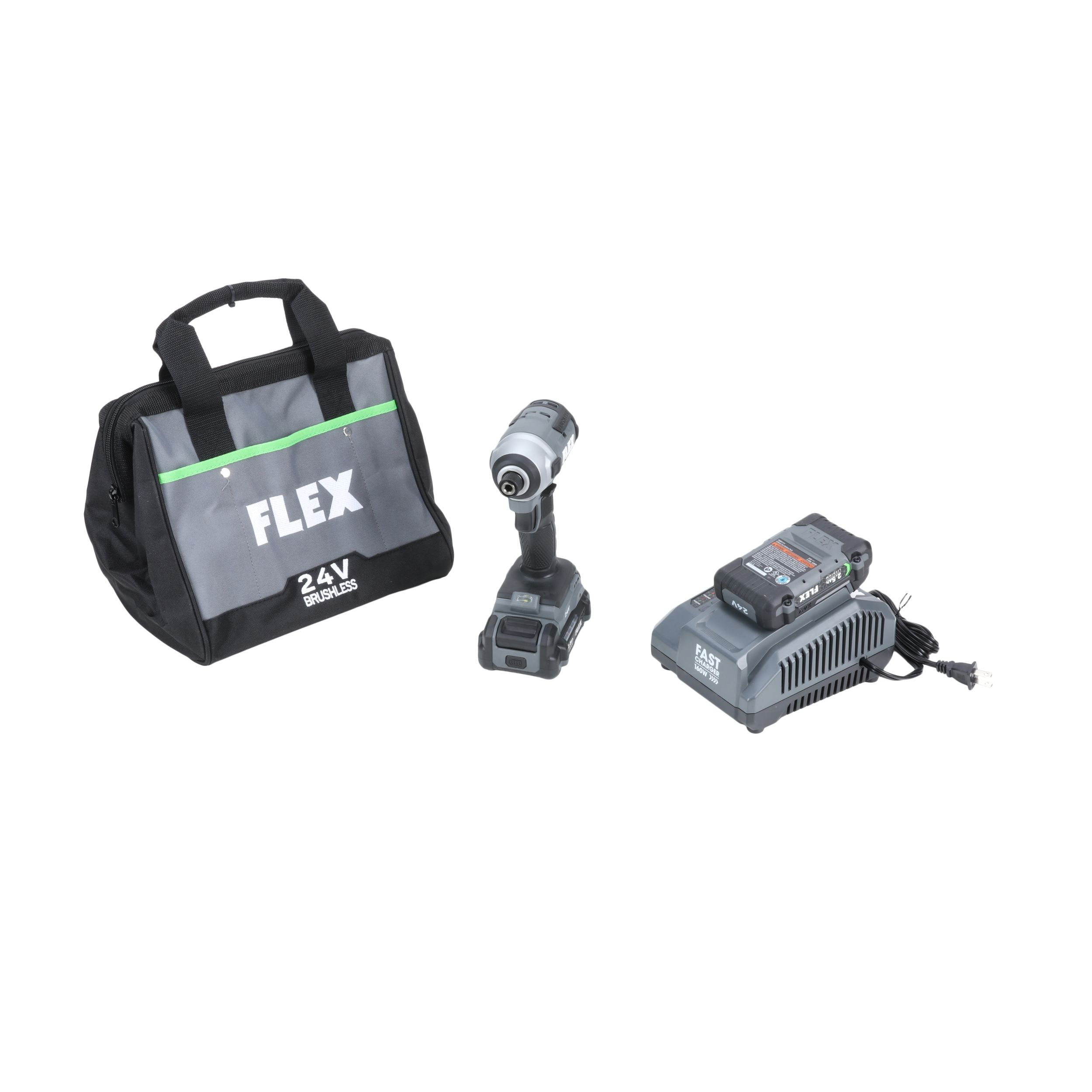 FLEX 24V 1/4-In. Hex Impact Driver Kit FX1351-2A from FLEX - Acme