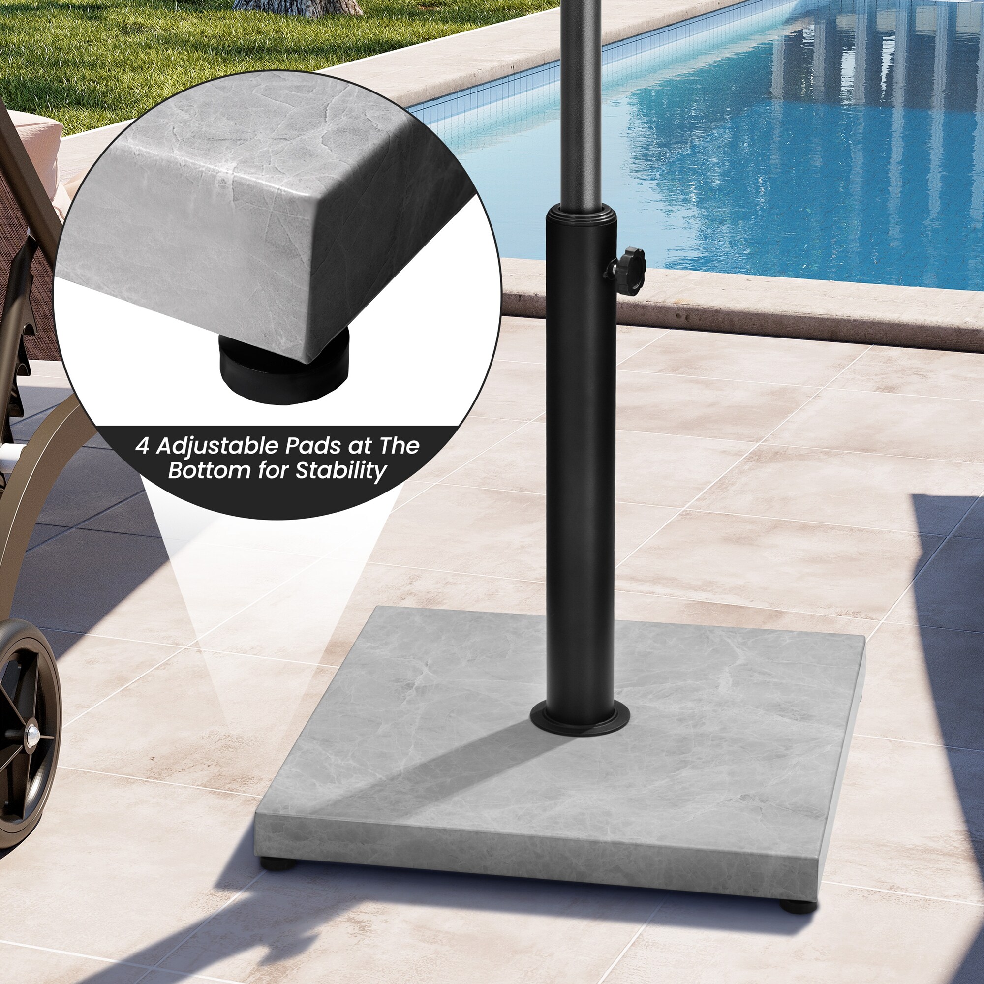 Crestlive Products CL-UB016LGM Umbrella-Bases - View #7