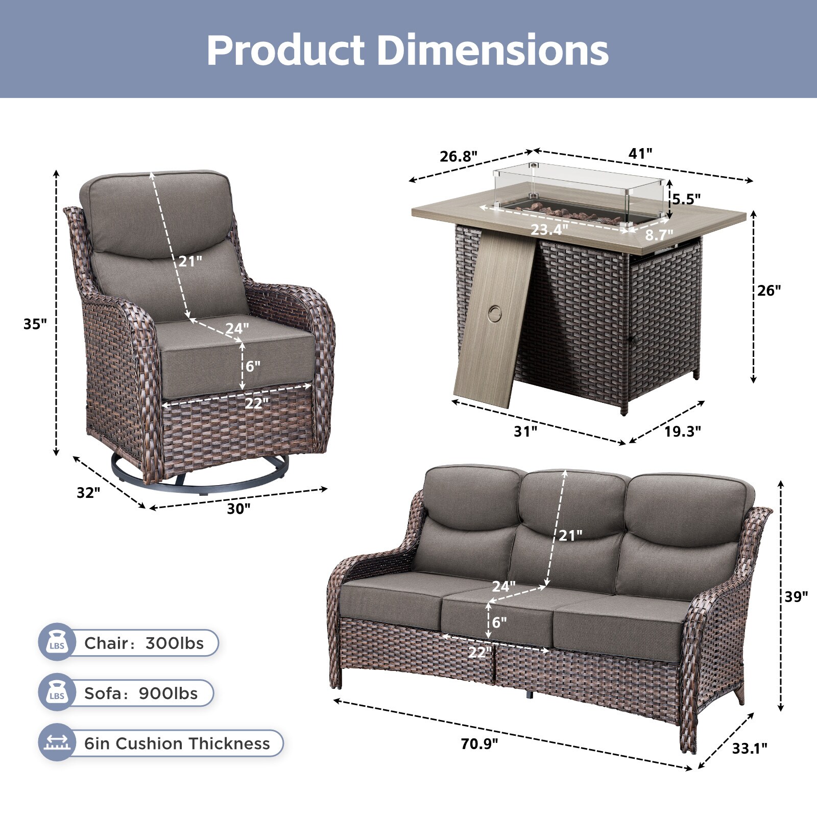 Gymojoy FS2602156 Patio-Conversation-Sets - View #7