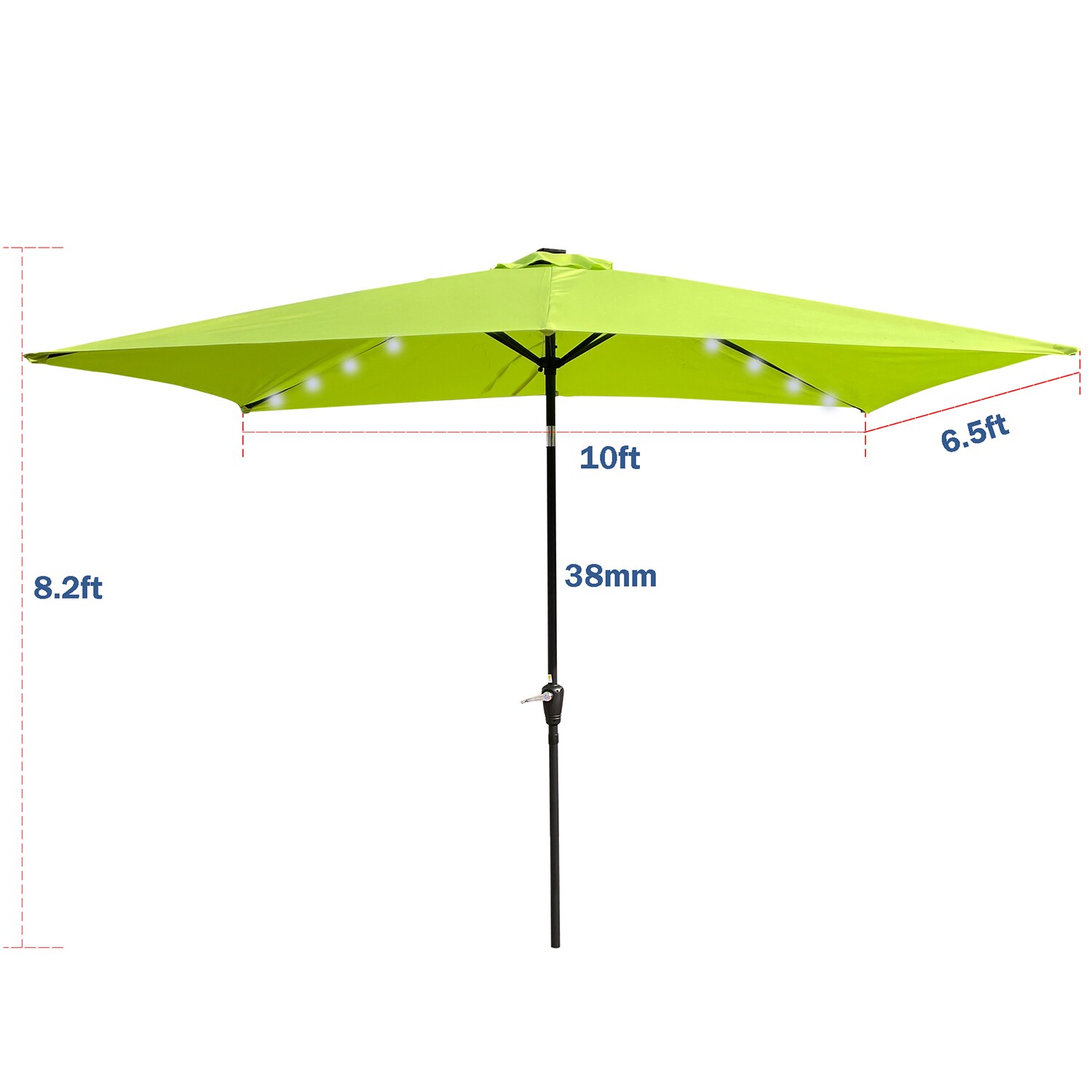 SINOFURN SYA810033RD Umbrellas-2 - View #2