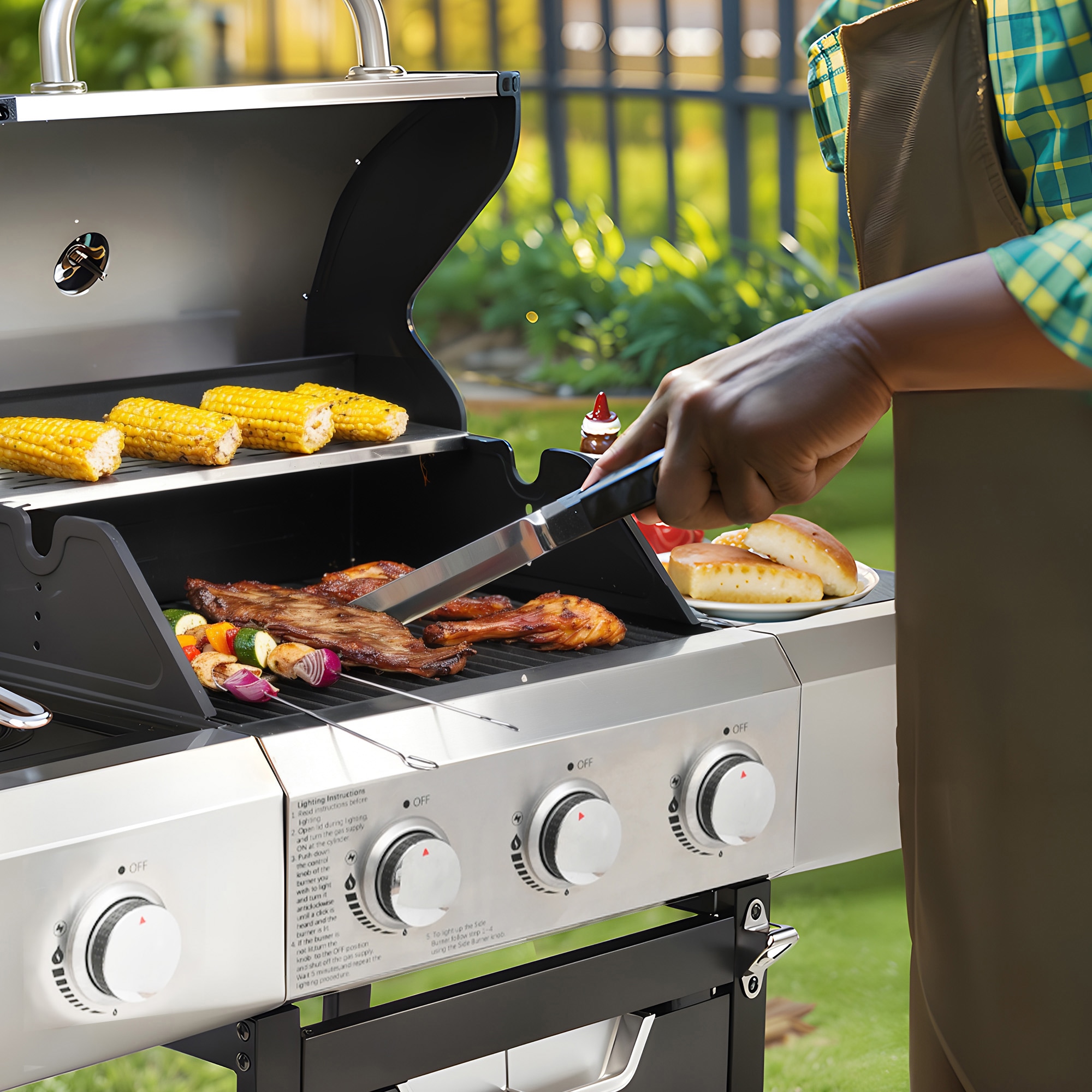 JJJ SLY0XV30MQB Gas-Grill - View #3
