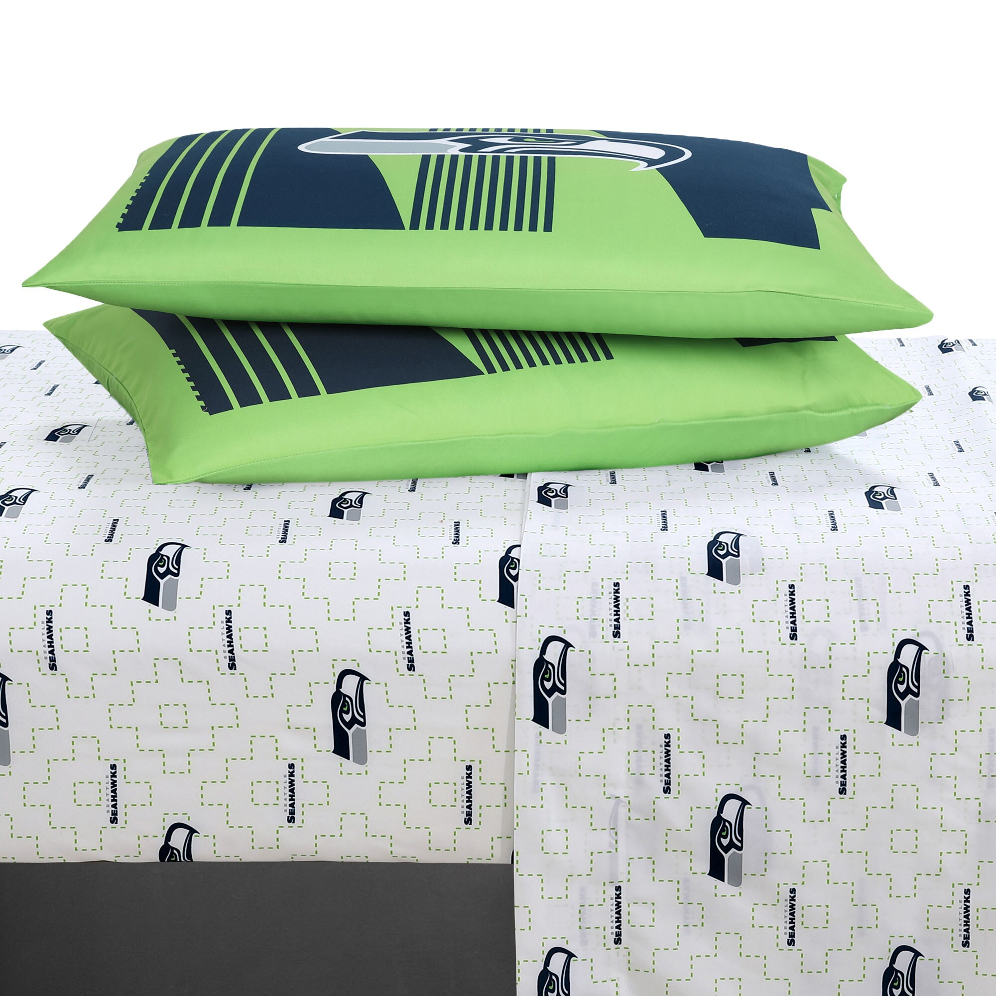 : FOCO Seattle Seahawks 5 Pack Bed Set (Comforter, TOP, Flat  Sheet and 2 Shams) - Twin : Sports & Outdoors