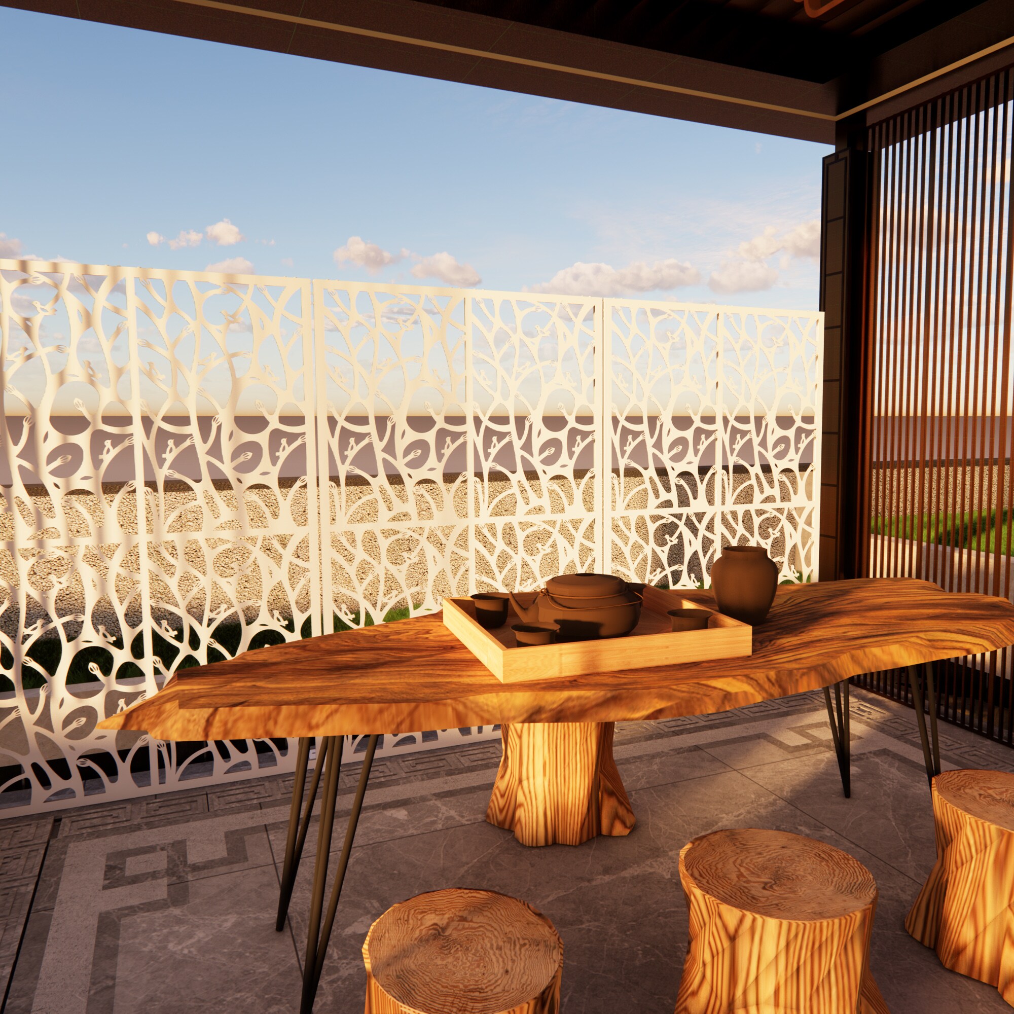 Tatayosi JL-282269 Outdoor-Privacy-Screen - View #4