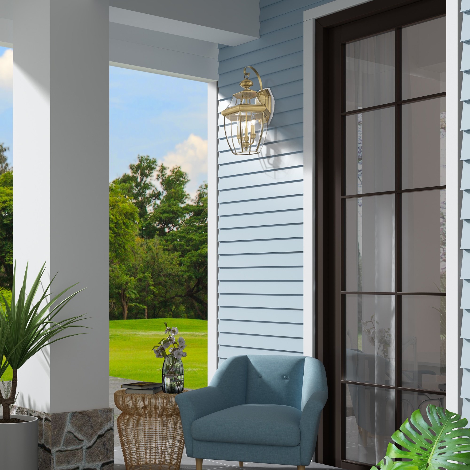 Livex Lighting 2351-01 Outdoor-Wall-Lighting - View #6