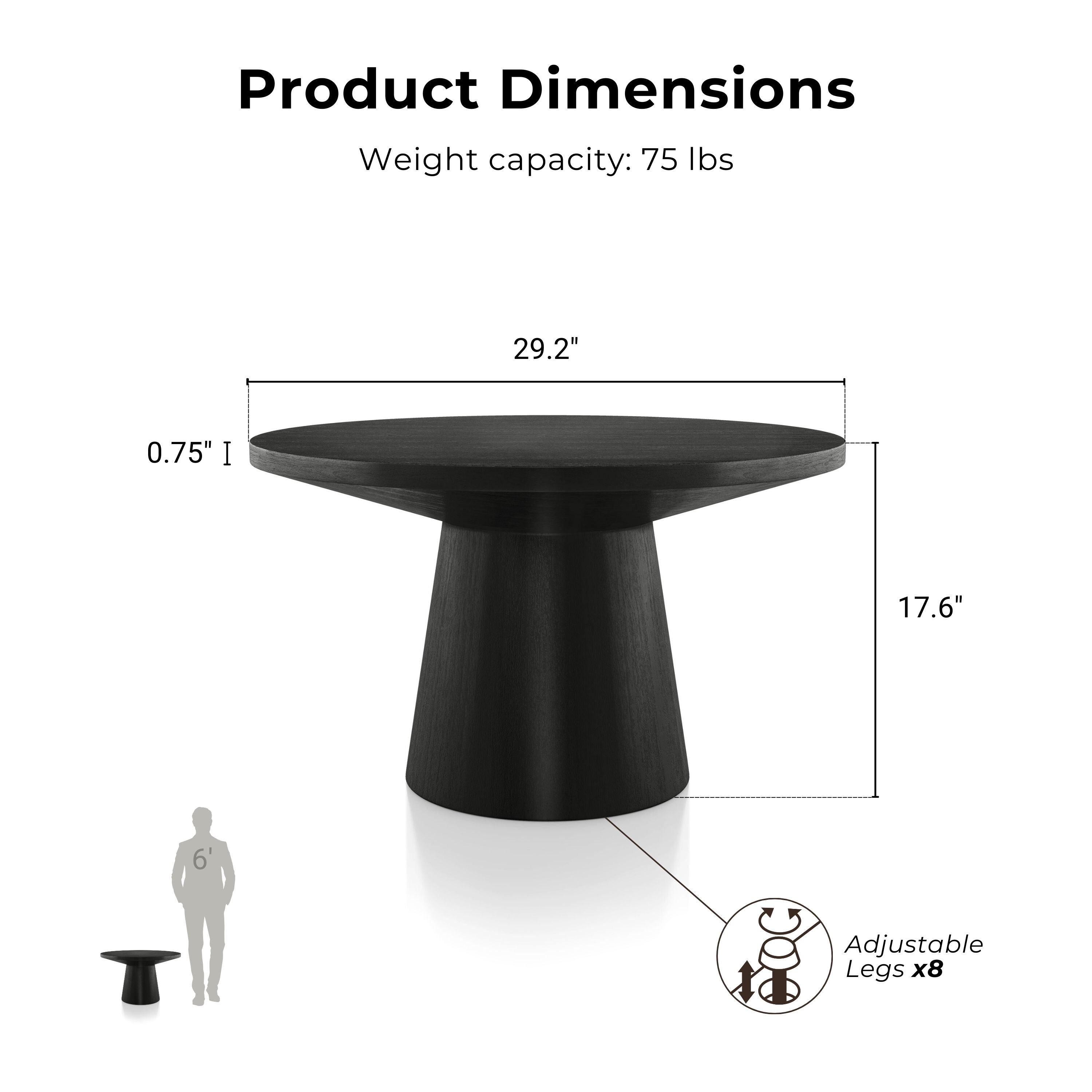 Furniture of America IDF-4222BK-C Coffee-Tables - View #3