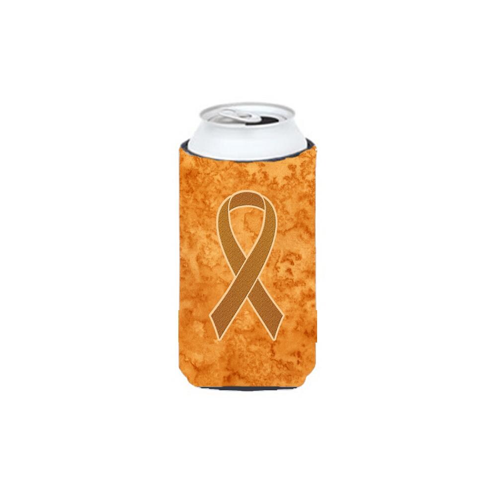 Caroline's Treasures CRLT59646 AN1204TBC Orange Ribbon for Leukemia Awareness Tall Boy Bottle Sleeve Hugger 22 to 24-oz