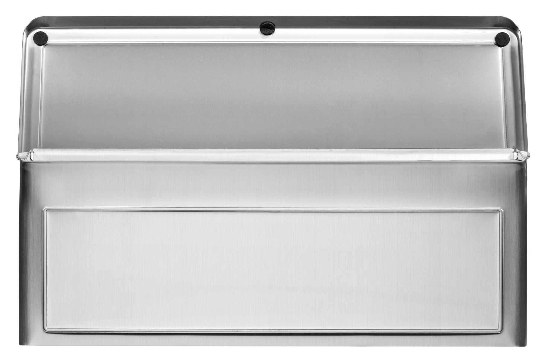 Venice Small Silver Stainless Steel Wall Mount Mailbox