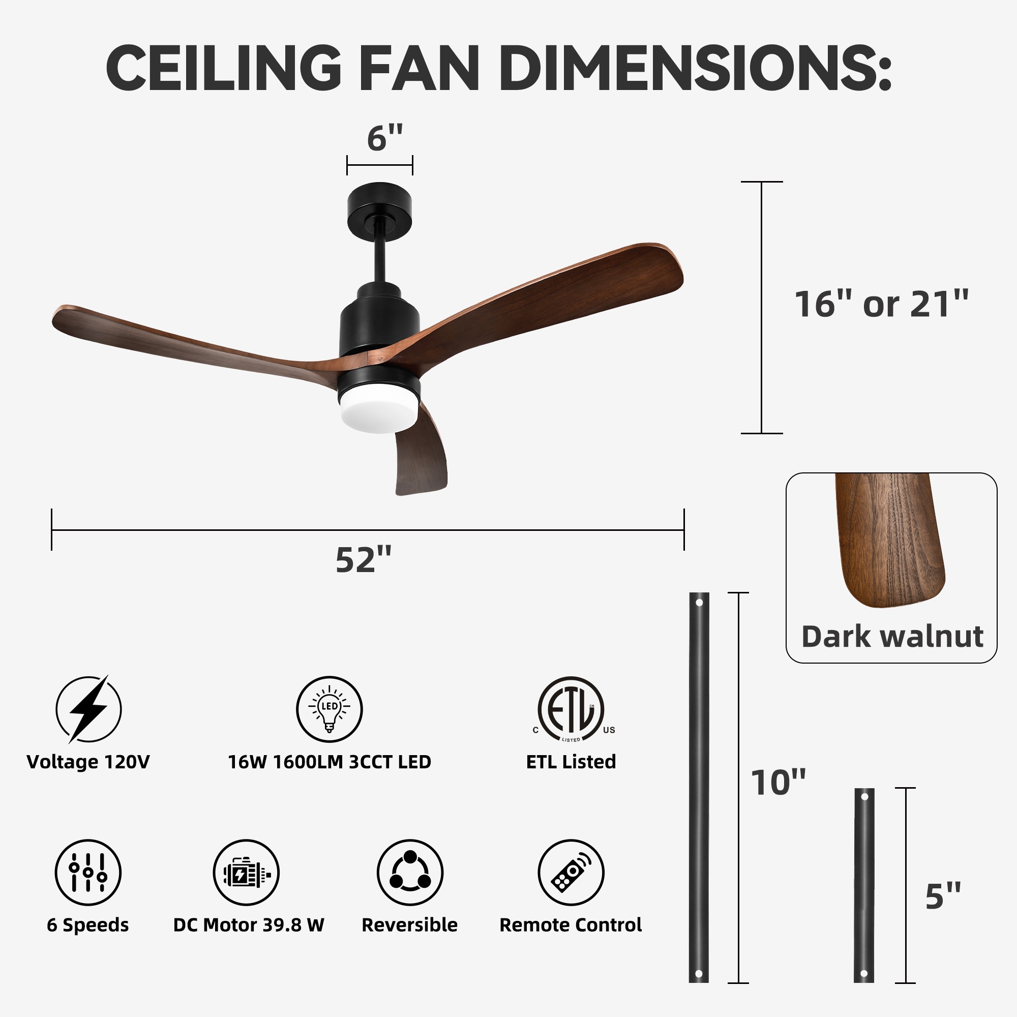 Edvivi FFG7925BK Ceiling-Fans - View #5