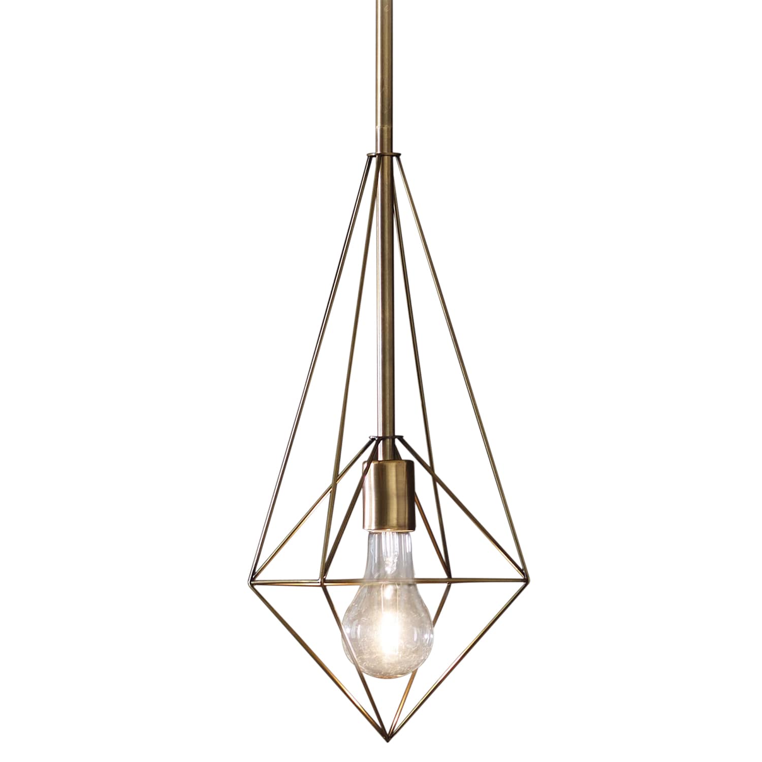 geometric mini pendant light