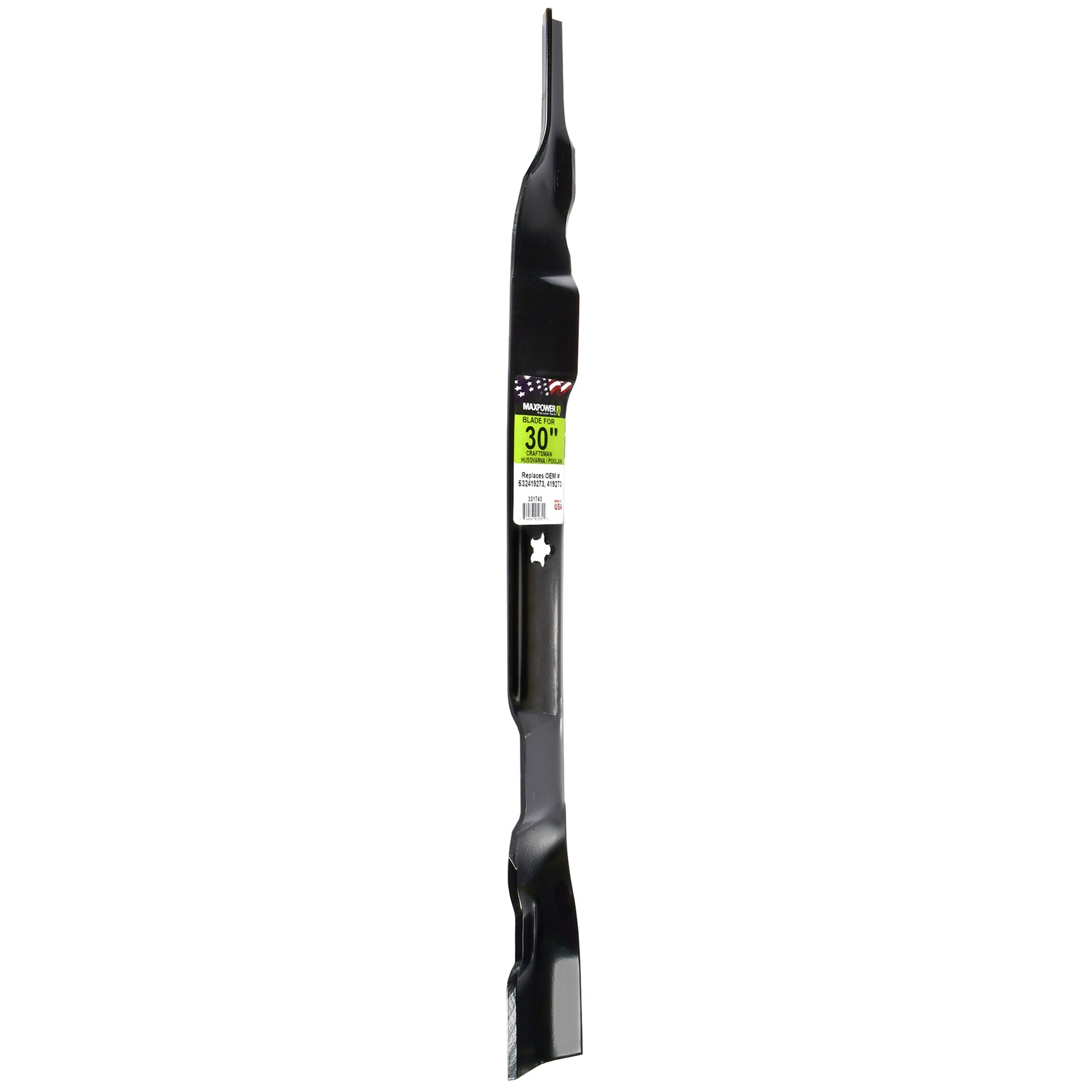 Maxpower 30 In Deck Standard Mower Blade For Riding Mowertractors In The Lawn Mower Blades 