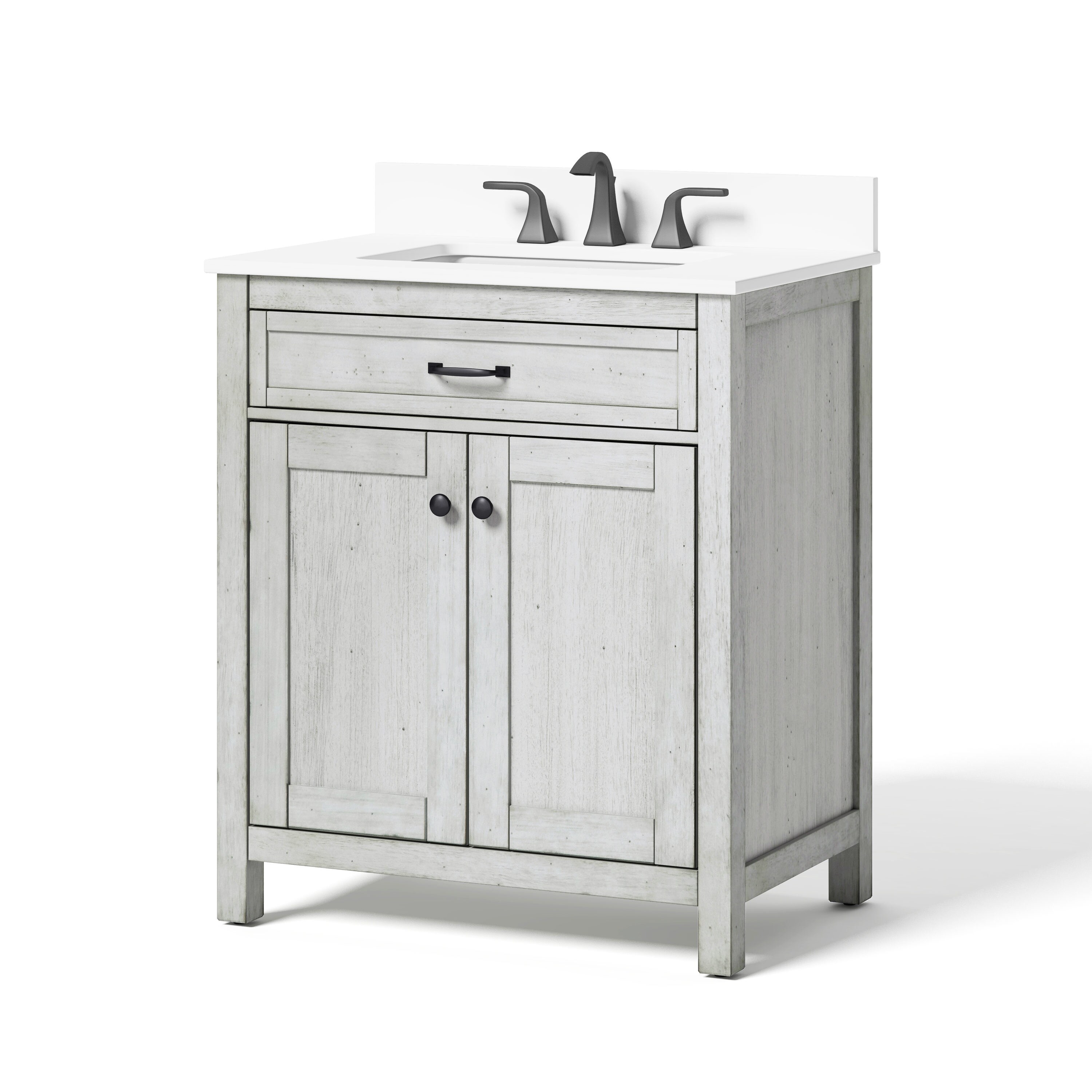 allen + roth LWS30HBVW Bath-Vanity-Combo - View #3