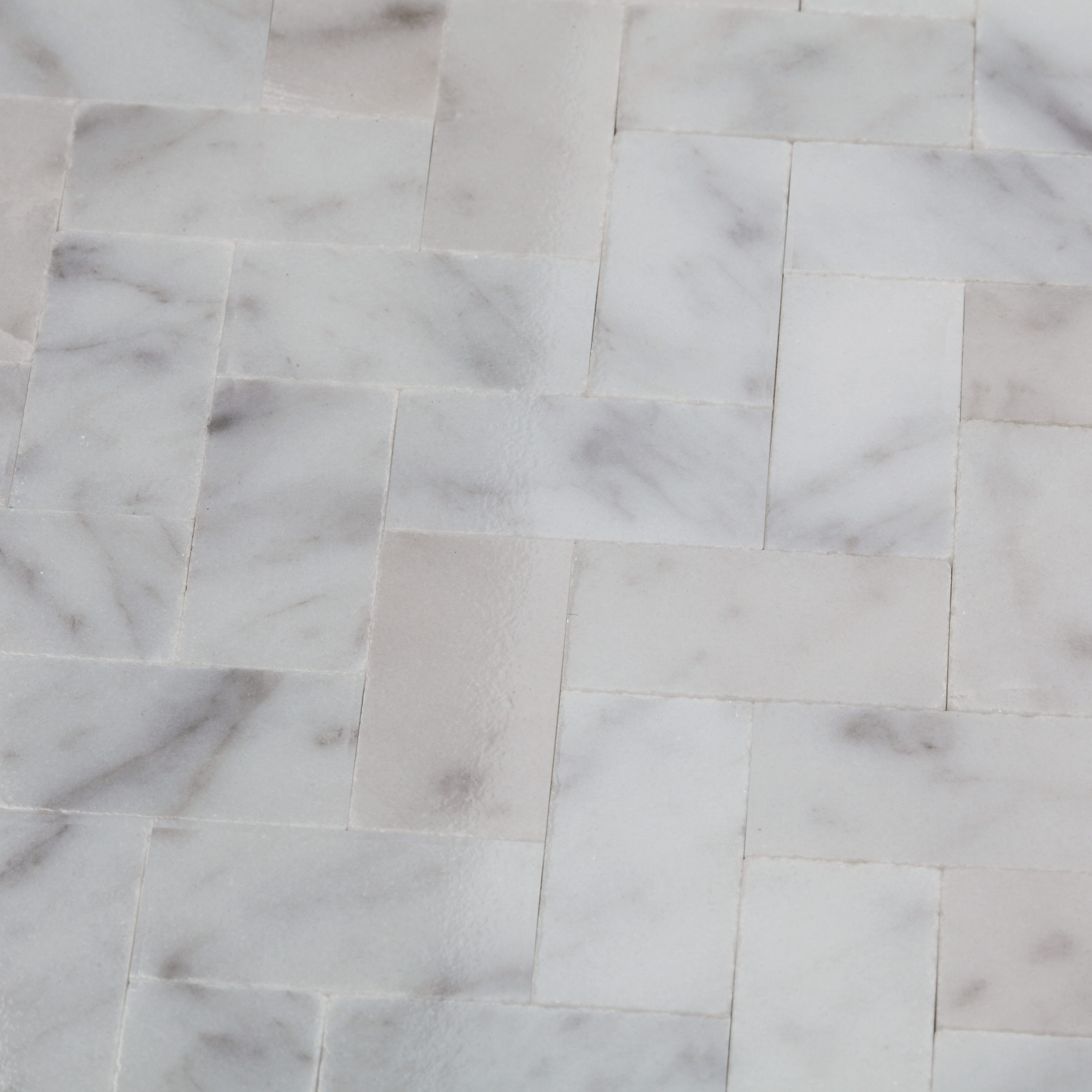 SimplInstall | Mother of Pearl Marble Herringbone Peel and Stick Tile, 11 x 12, White, 4 mm Thick - Floor & Decor