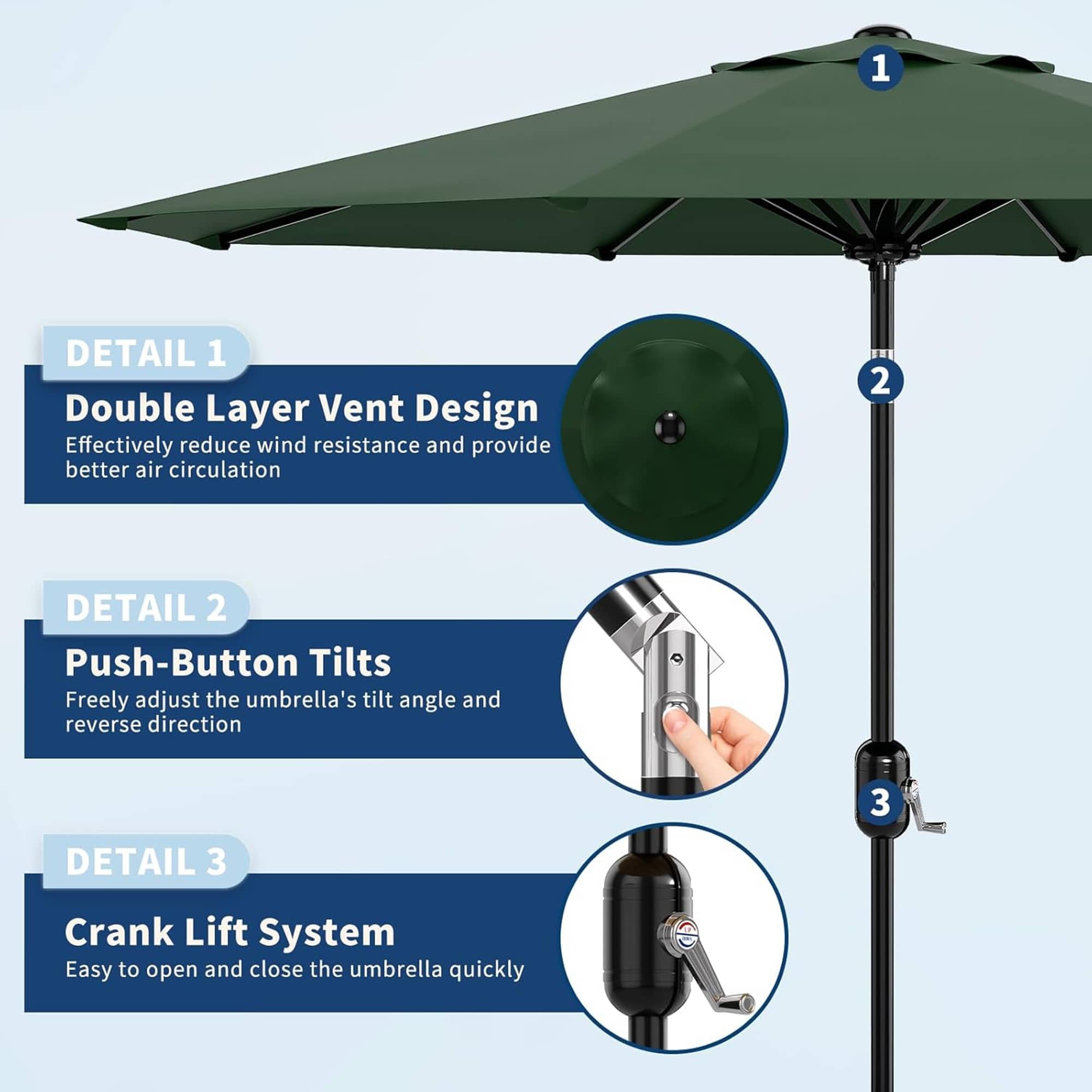 Qeetex LSHQQPPG-334UU5XG Umbrellas-2 - View #2