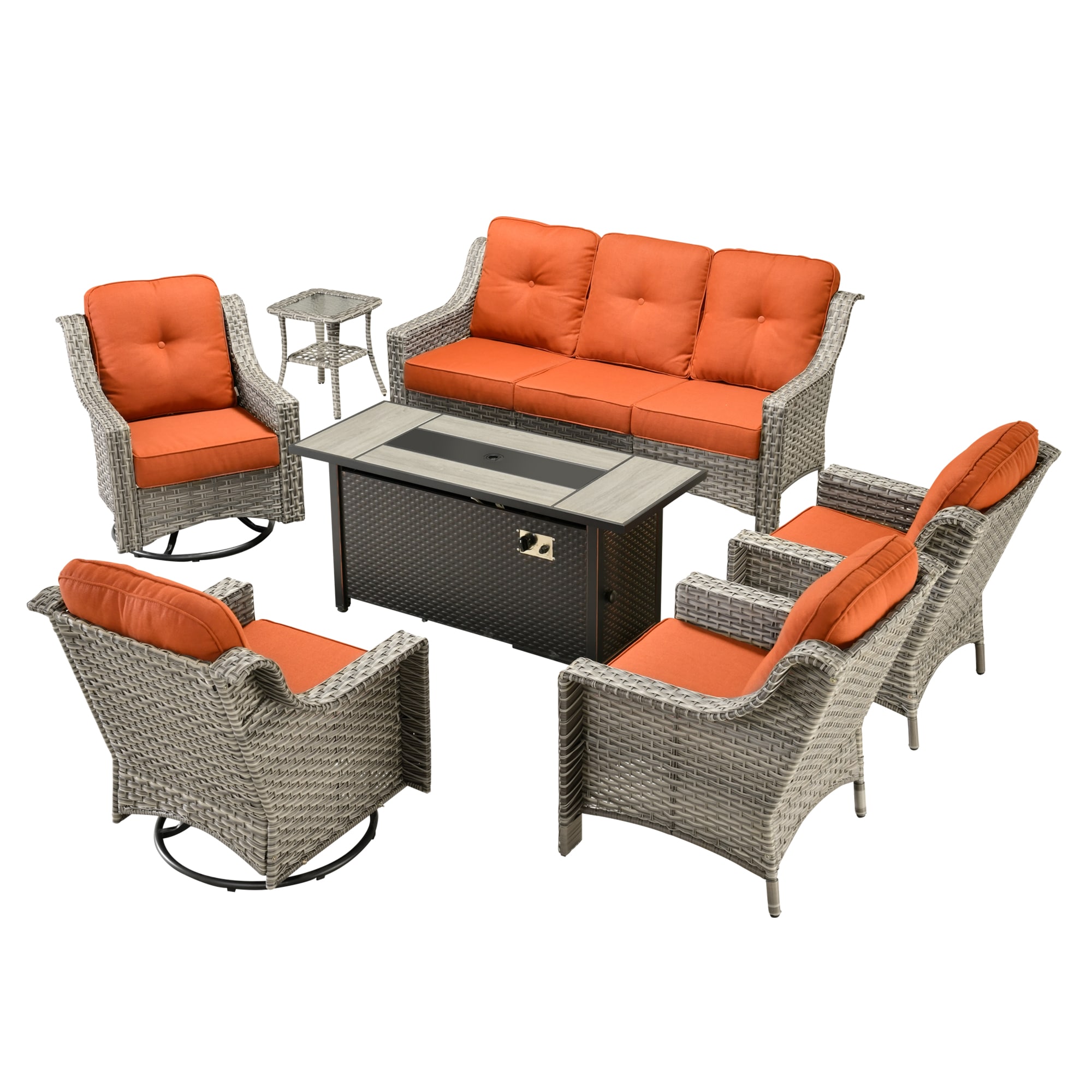 Caodoc L5-CFP03-YZPAD80C72 Patio-Sofas-Daybeds - View #5