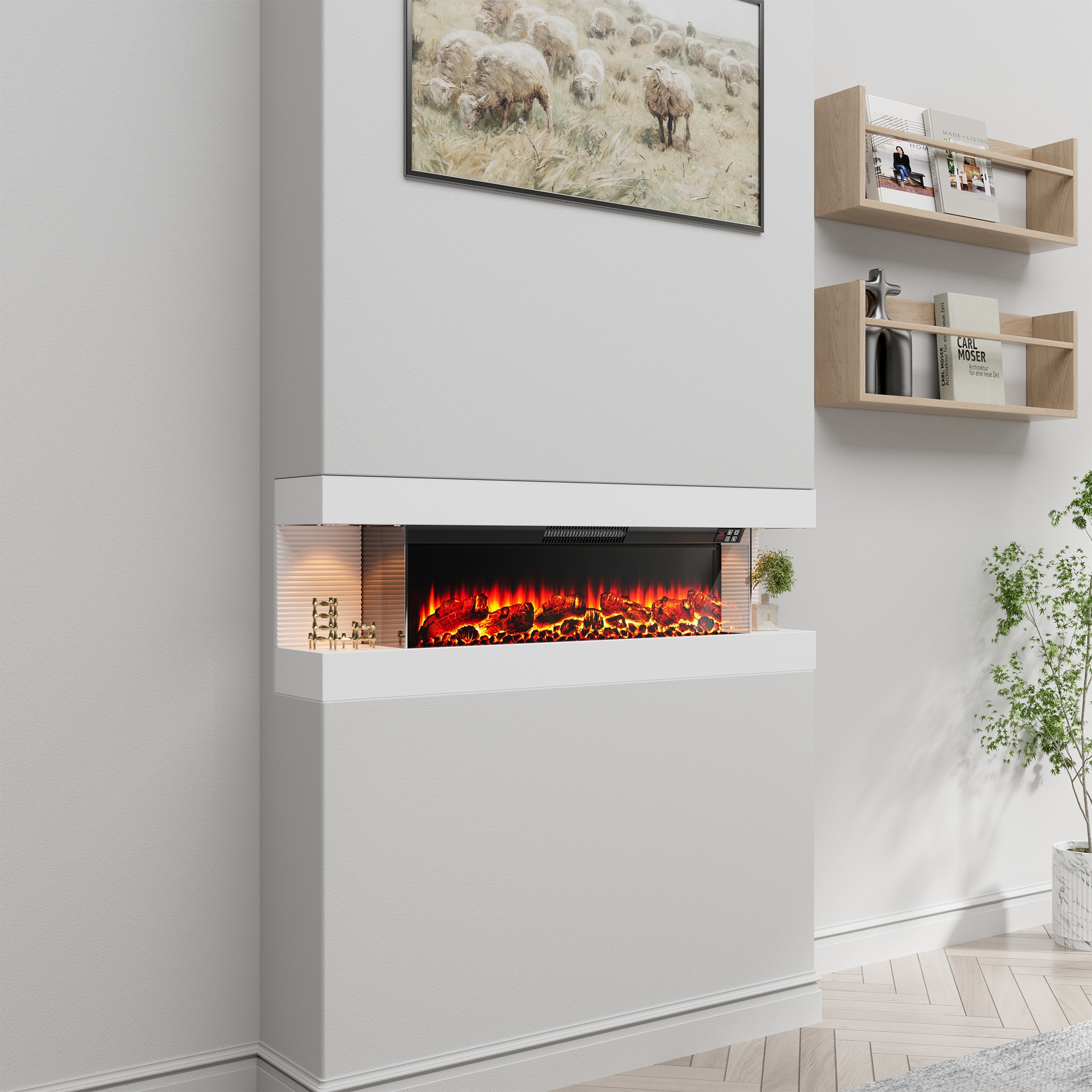 Clihome CL-W50 Electric-Fireplaces - View #3