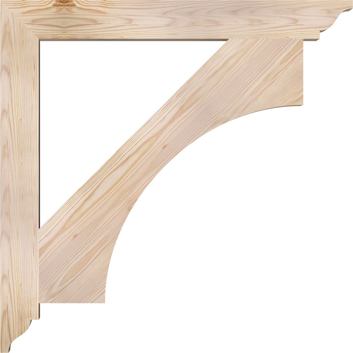 Ekena Millwork BKT04X32X32WTL01SDF Exterior-Brackets-Braces - View #3