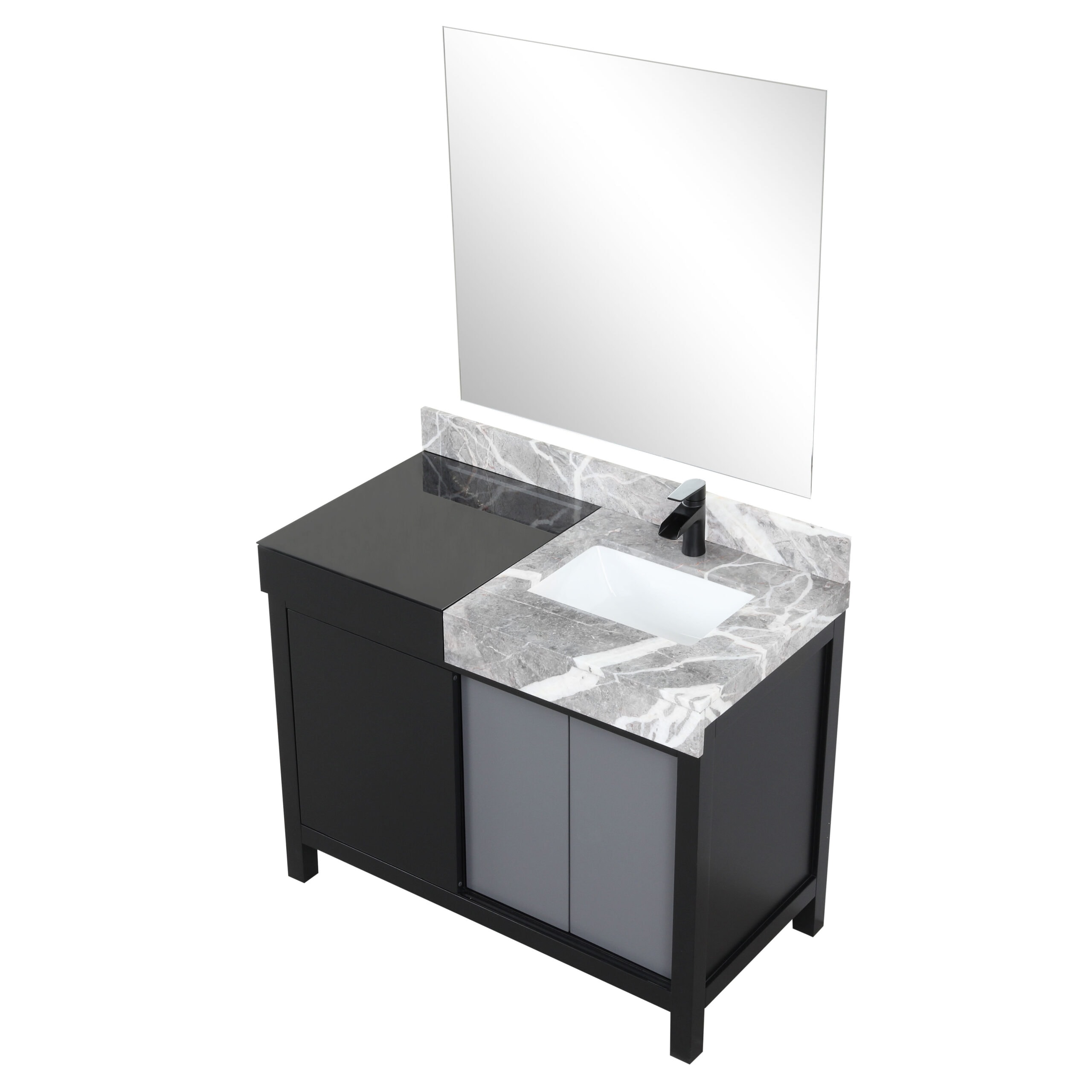 Lexora LZ342242SLISM34FCM Bath-Vanity-Combo - View #4