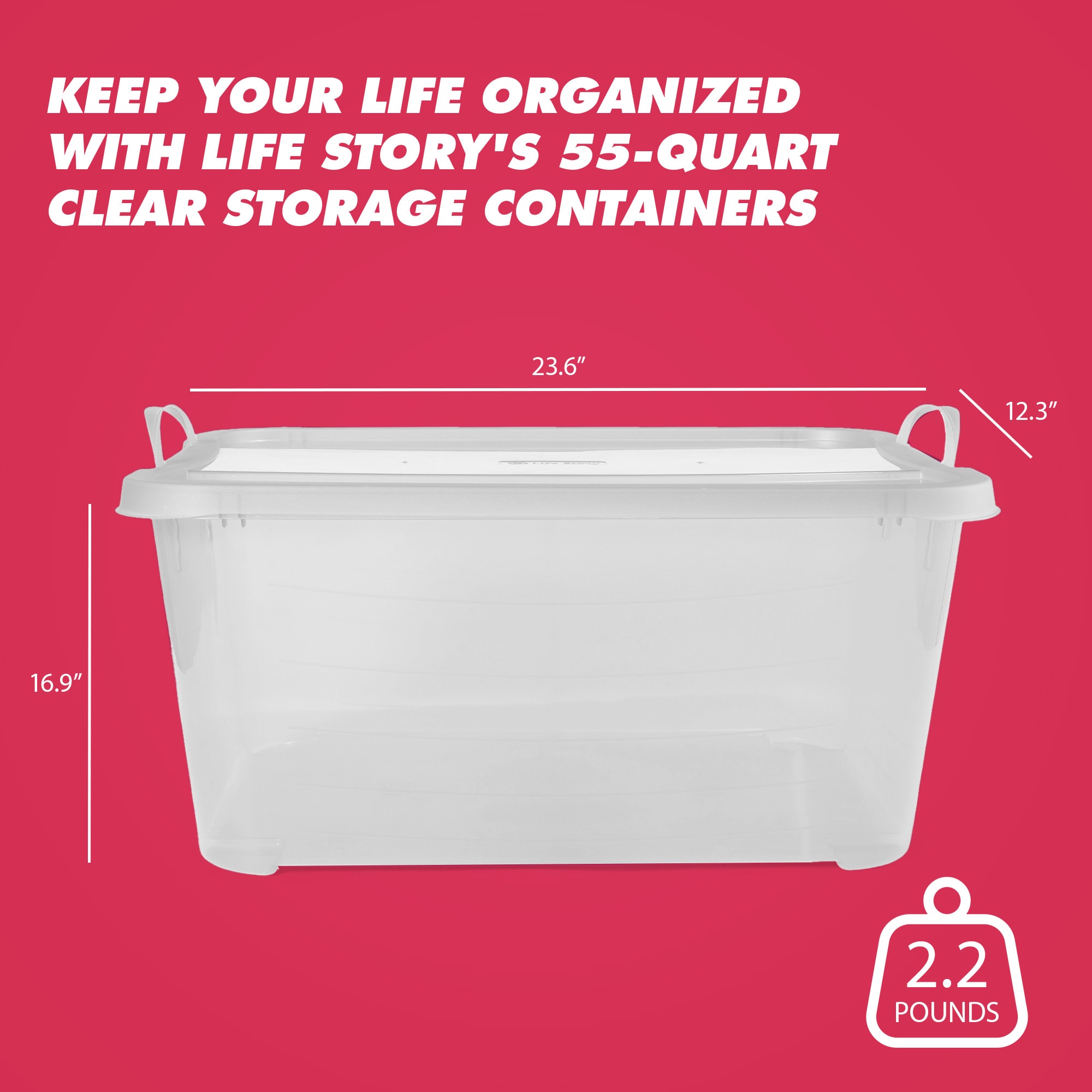 Life Story 77919 Plastic-Storage-Totes - View #3