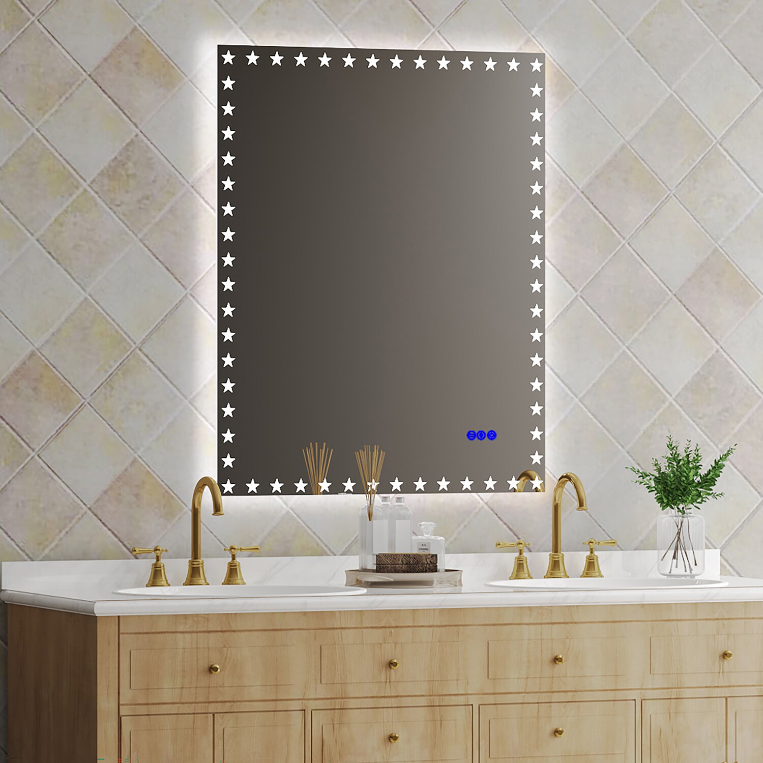 SINOFURN SYA760163SL Framed-Bath-Mirrors - View #11