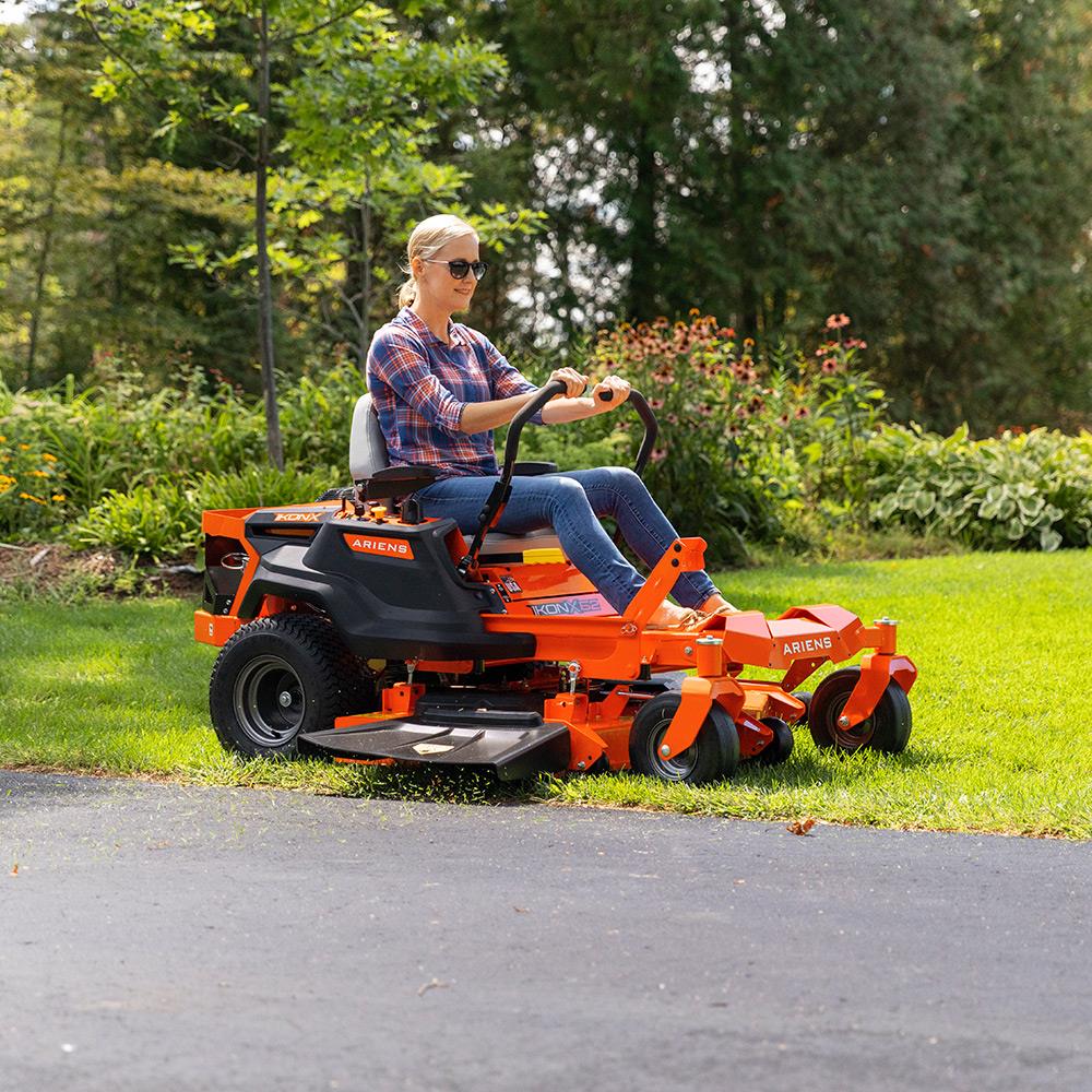 Ariens Ikon X 24 HP V twin Dual Hydrostatic 52 in Zero turn Lawn Mower with Mulching Capability Kit Sold Separately in the Zero Turn Riding Lawn Mowers department at Lowes