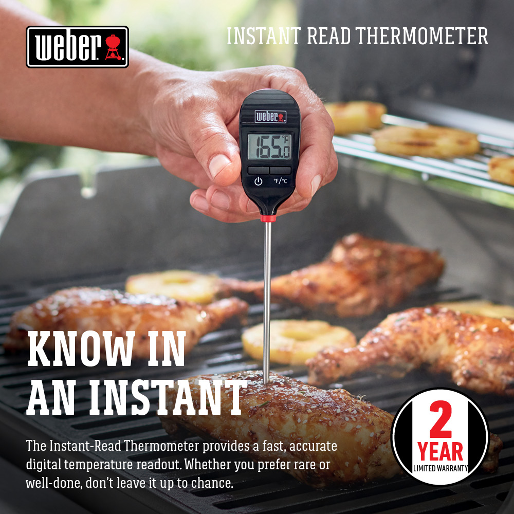 Weber Instant Read Digital 8 In. Thermometer - Jed's Hardware & Garden  Center