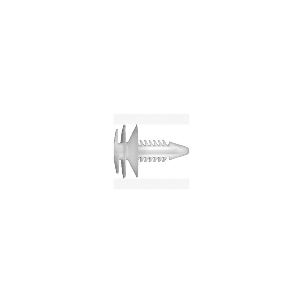 CRKT ZX9ISN41832 0.75 in. Stem, 0.75 in. Head Natural Nylon Door Trim Panel Retainers- 0.25 in. and 6.4mm- 10 Piece