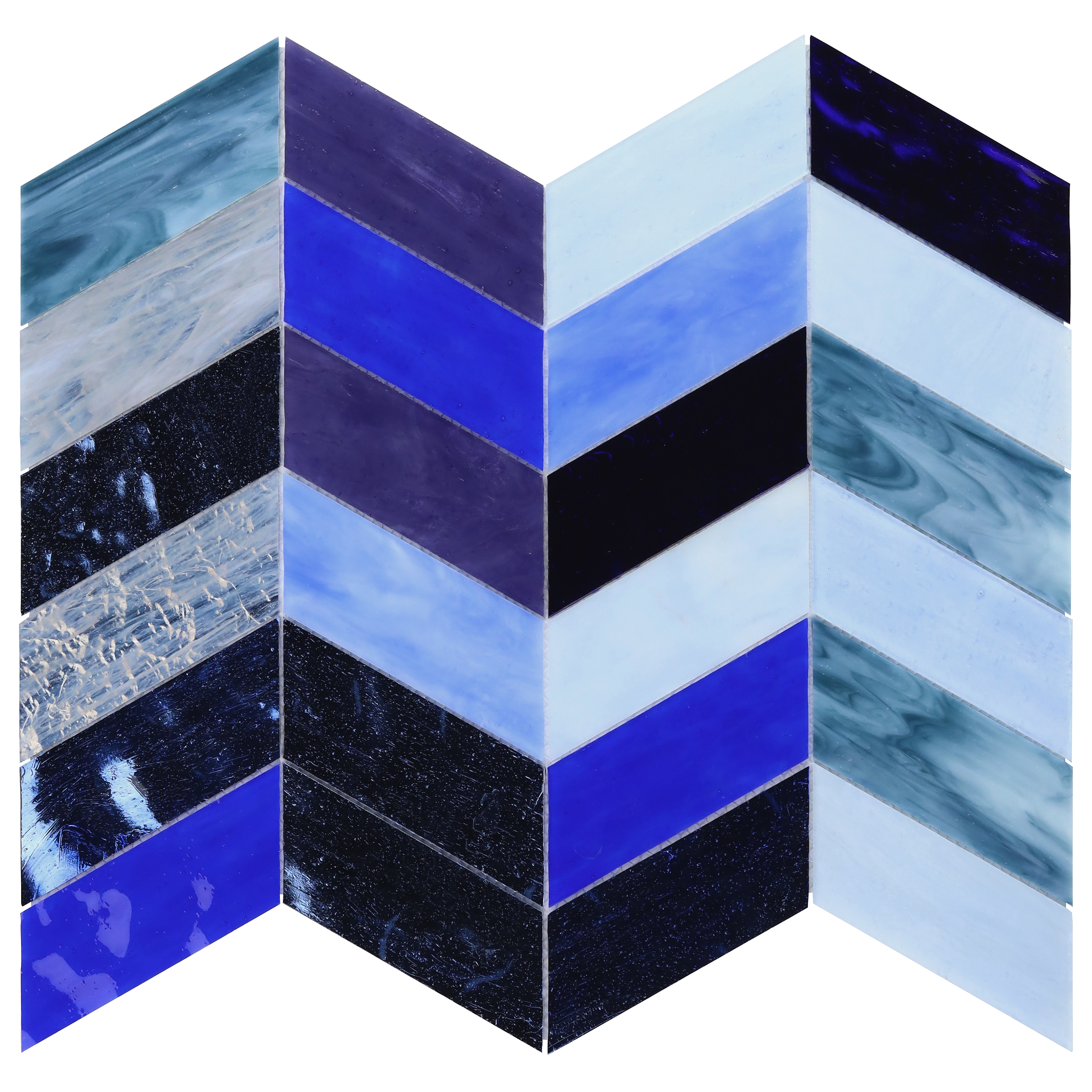 Artmore Tile (Sample) Elizabeth Sutton Glory Bayou Blue 8-in x 9-in ...