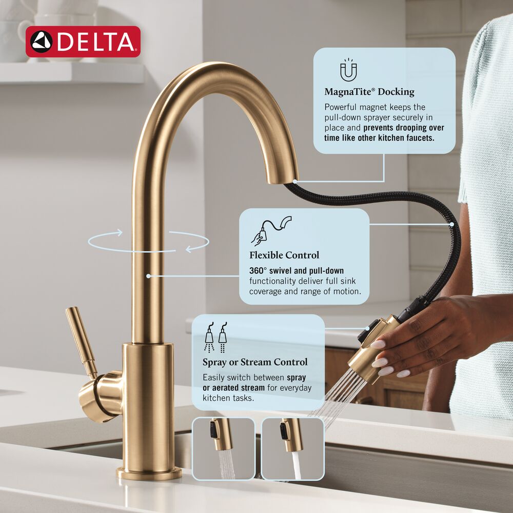 Delta 19933-CZ-DST Kitchen-Faucets - View #8