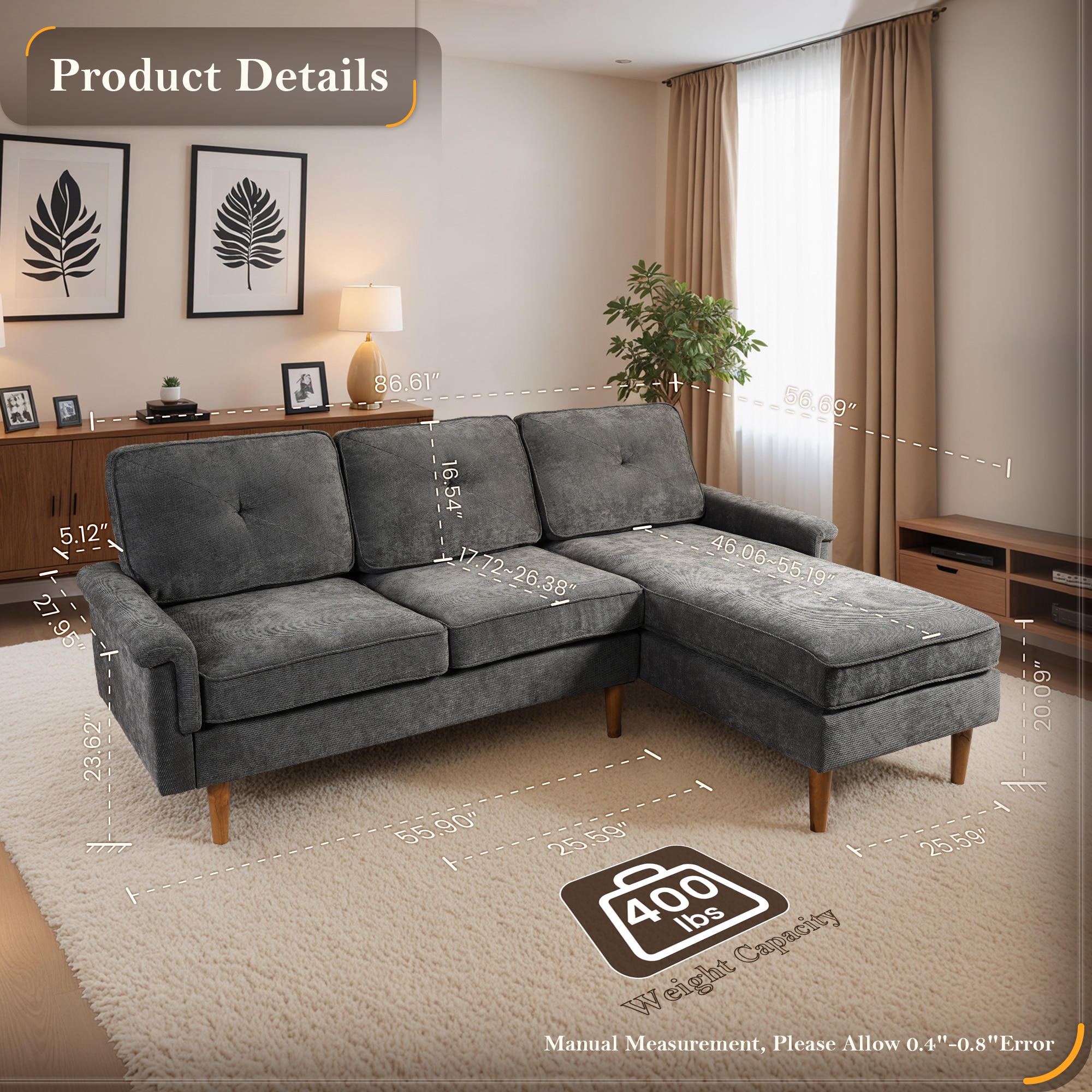 ALTRIGUS 6L-NOPR500-AL Sofas-Loveseats - View #2