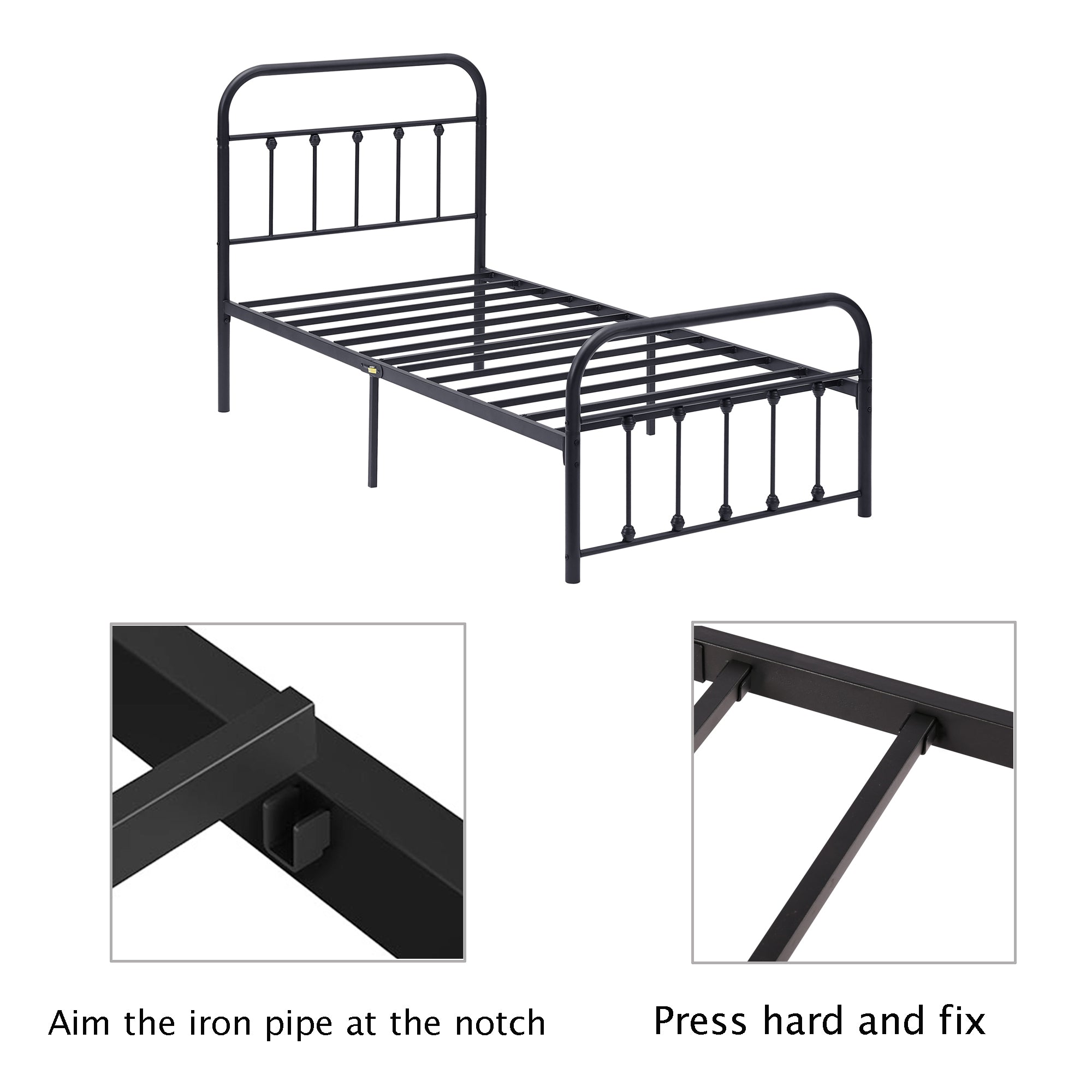 Vecelo LOE-BTJ-MBT08-BLK beds - View #2