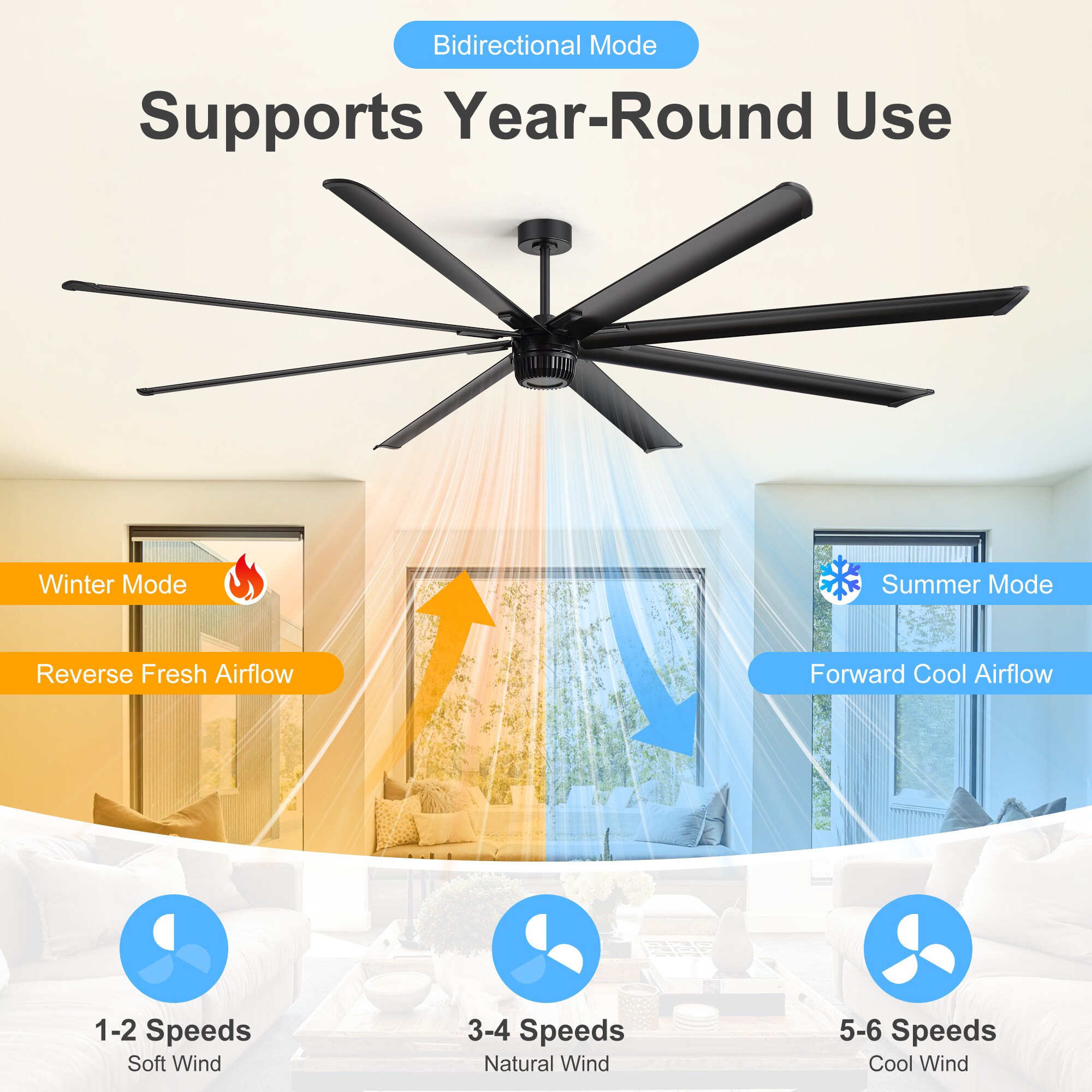 Airsurfer AS-42001-BK Ceiling-Fans - View #4