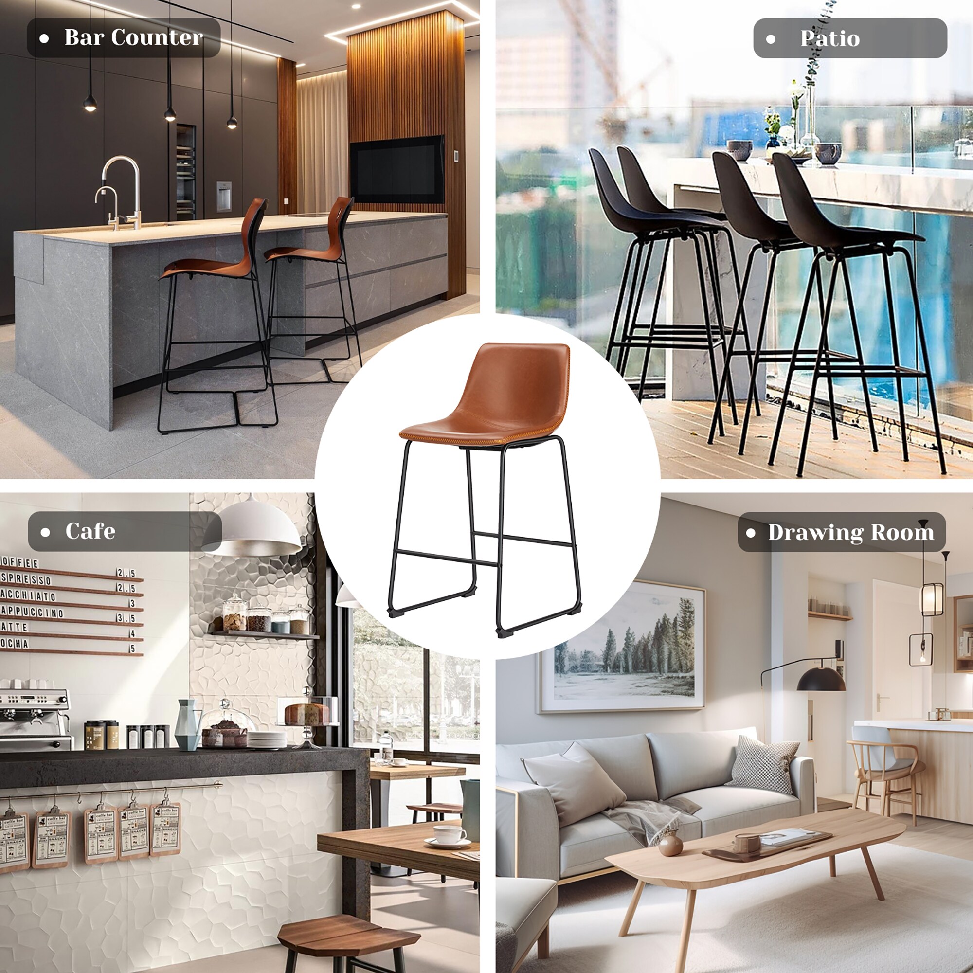 Sumyeg WF-HW66492BK-LA stools - View #4