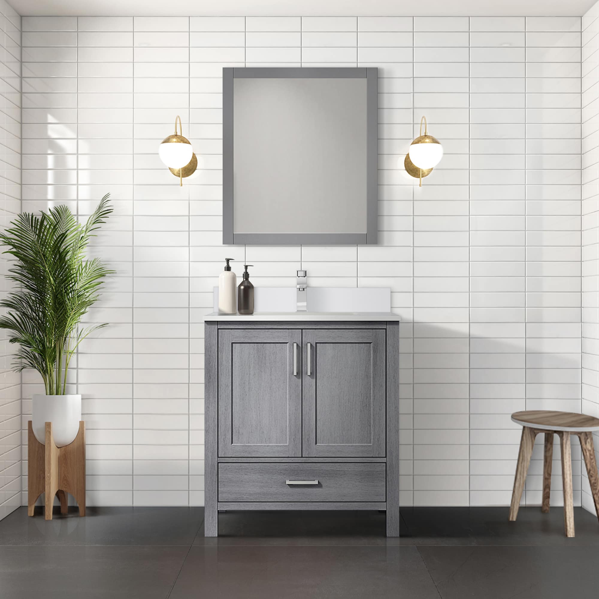 Lexora LJ342230SDWQM28 Bath-Vanity-Combo - View #6