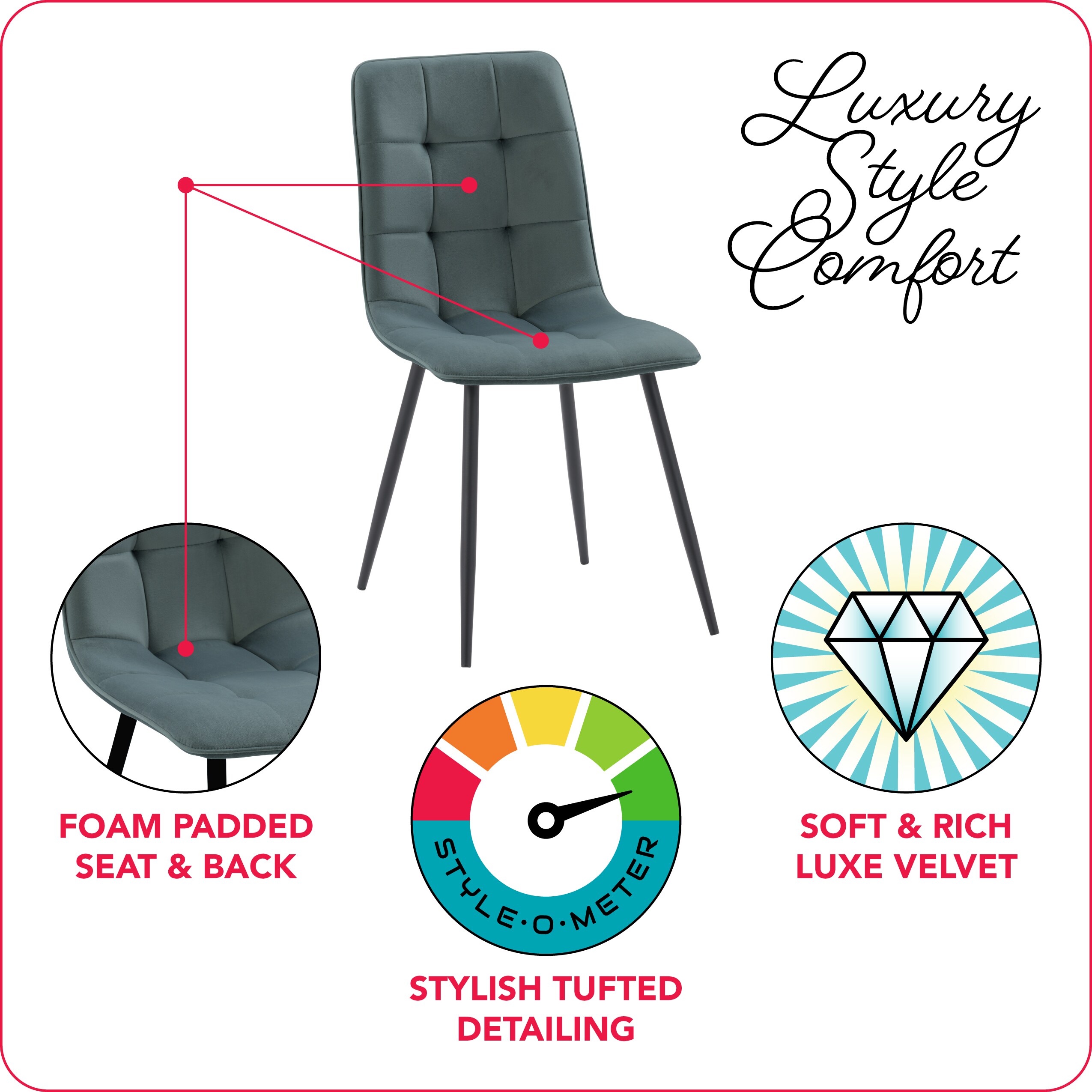 CorLiving DDW-302-C Dining-Chairs - View #5