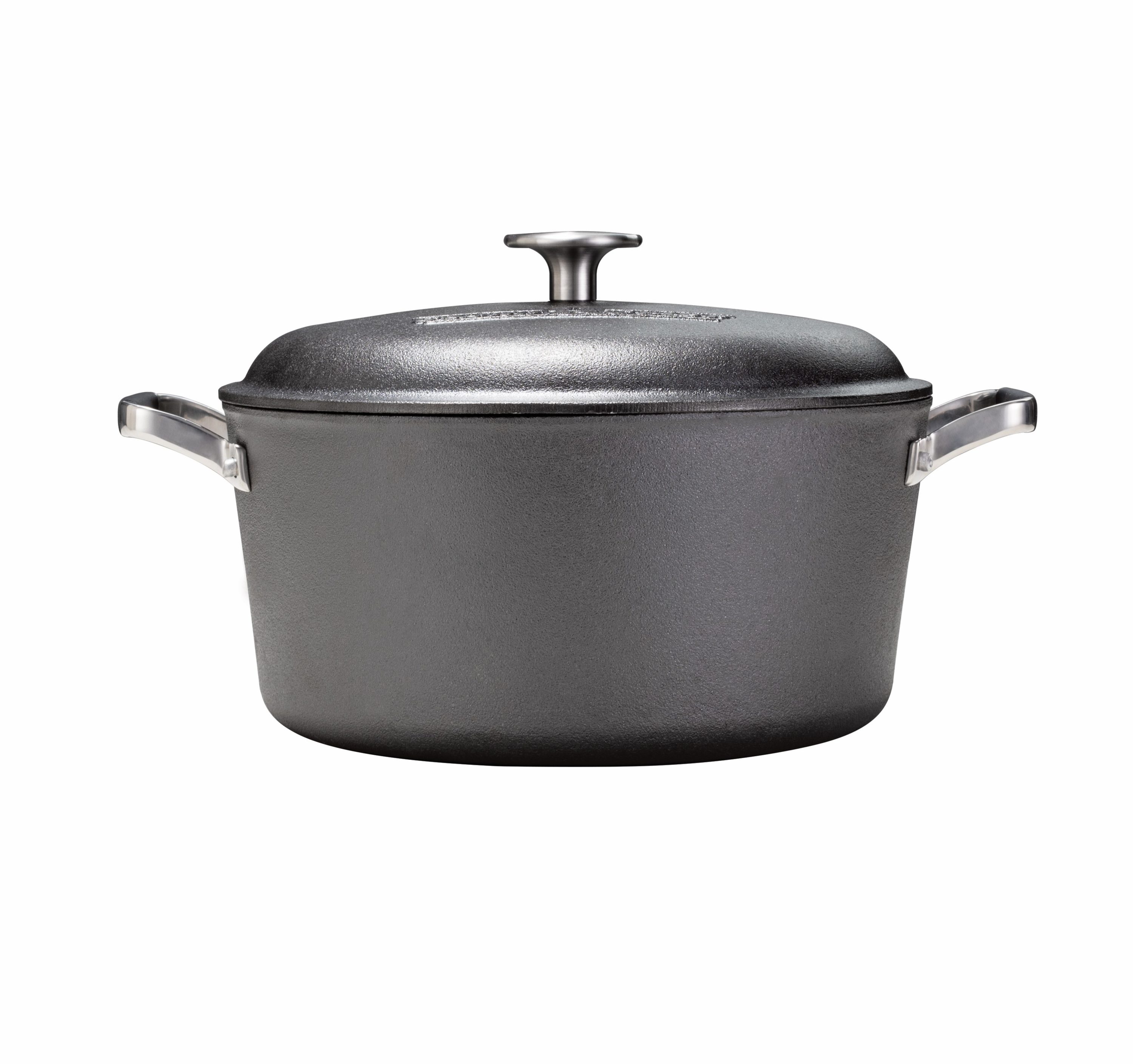 Aanklager Keer terug Profeet Camp Chef Heritage 10-in Dutch Oven Cast Iron Grill Pan in the Grill  Cookware department at Lowes.com