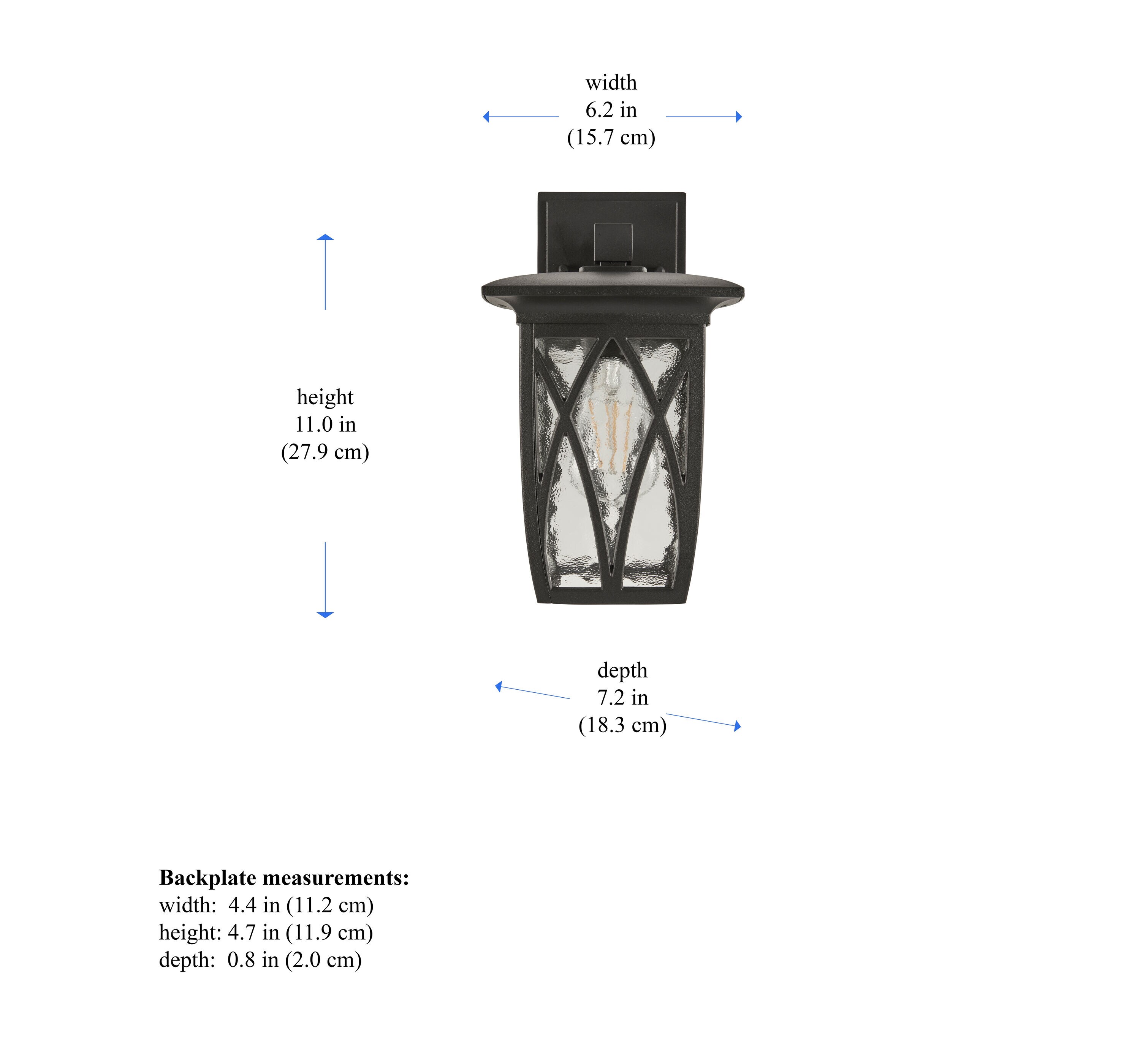  22013175BLK Outdoor-Wall-Lighting - View #4