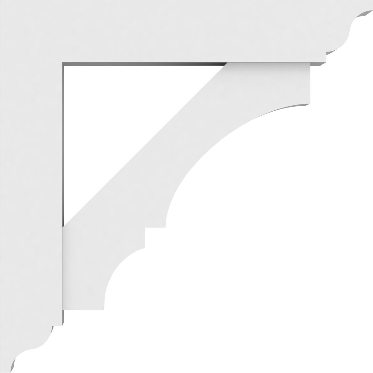 Ekena Millwork BKTP03X18X18BOA01 Exterior-Brackets-Braces - View #3