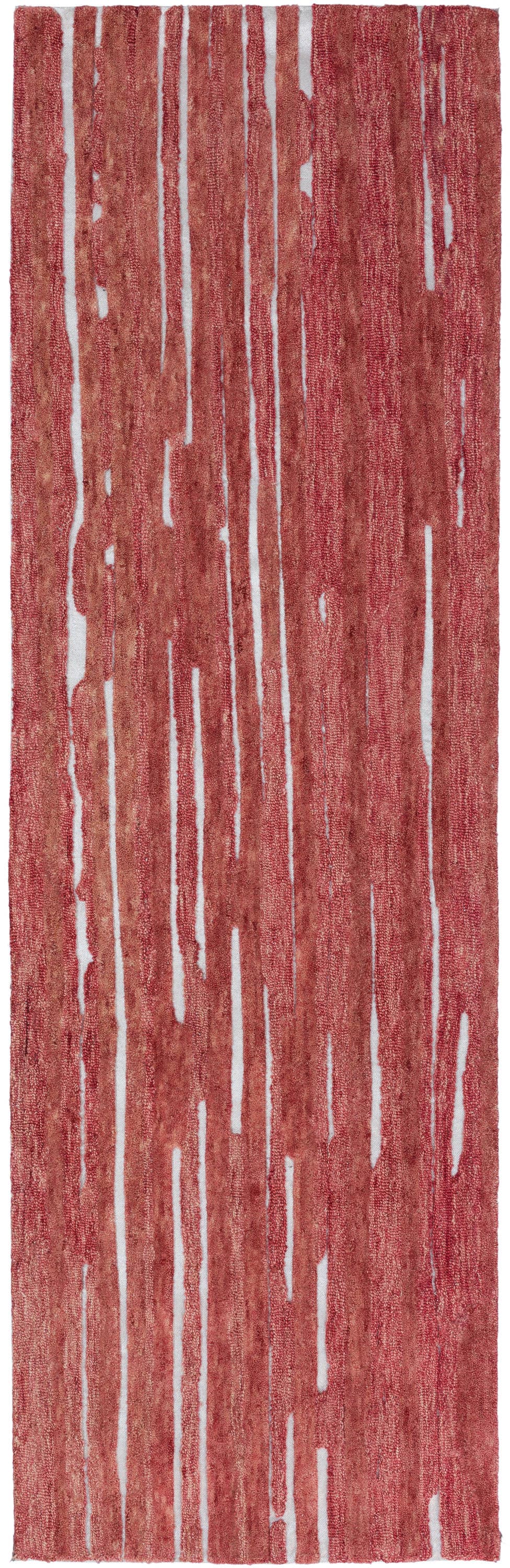Addison Rugs ADZ32SA2X8 Dazzle 2 x 8 (ft) Tufted Wool Sangria Rectangular Indoor Solid Bohemian/Eclectic Runner rug