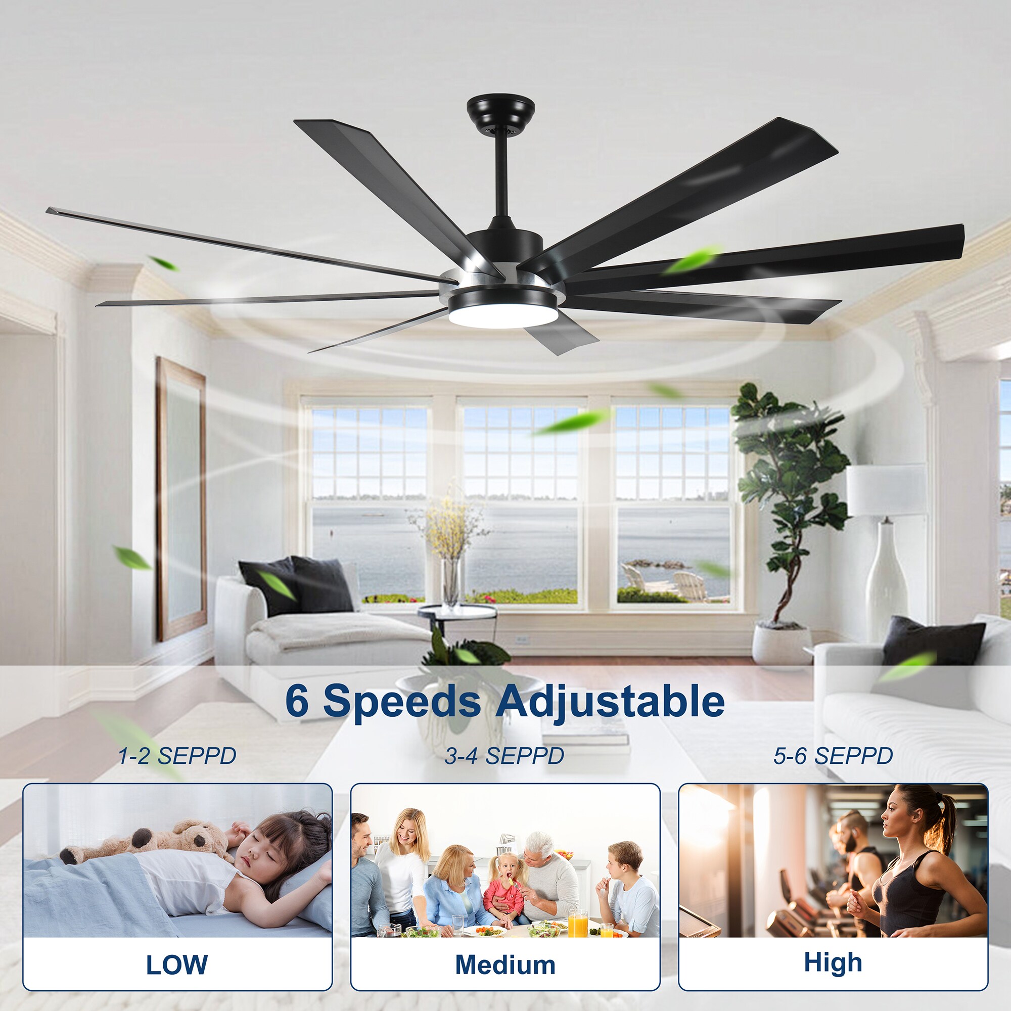 SINOFURN SYA650030BK Ceiling-Fans - View #4