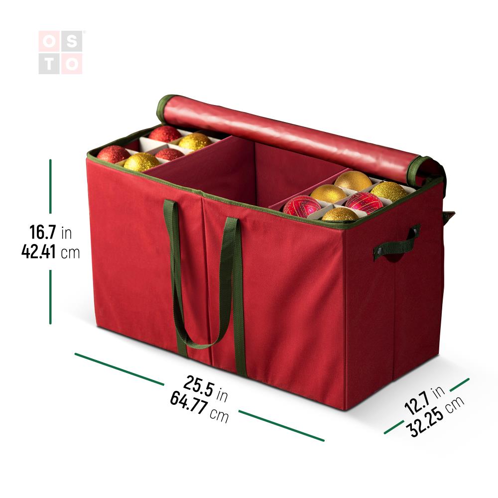 Simplify 19.5-in x 14.75-in 60-Compartment Red Cardboard