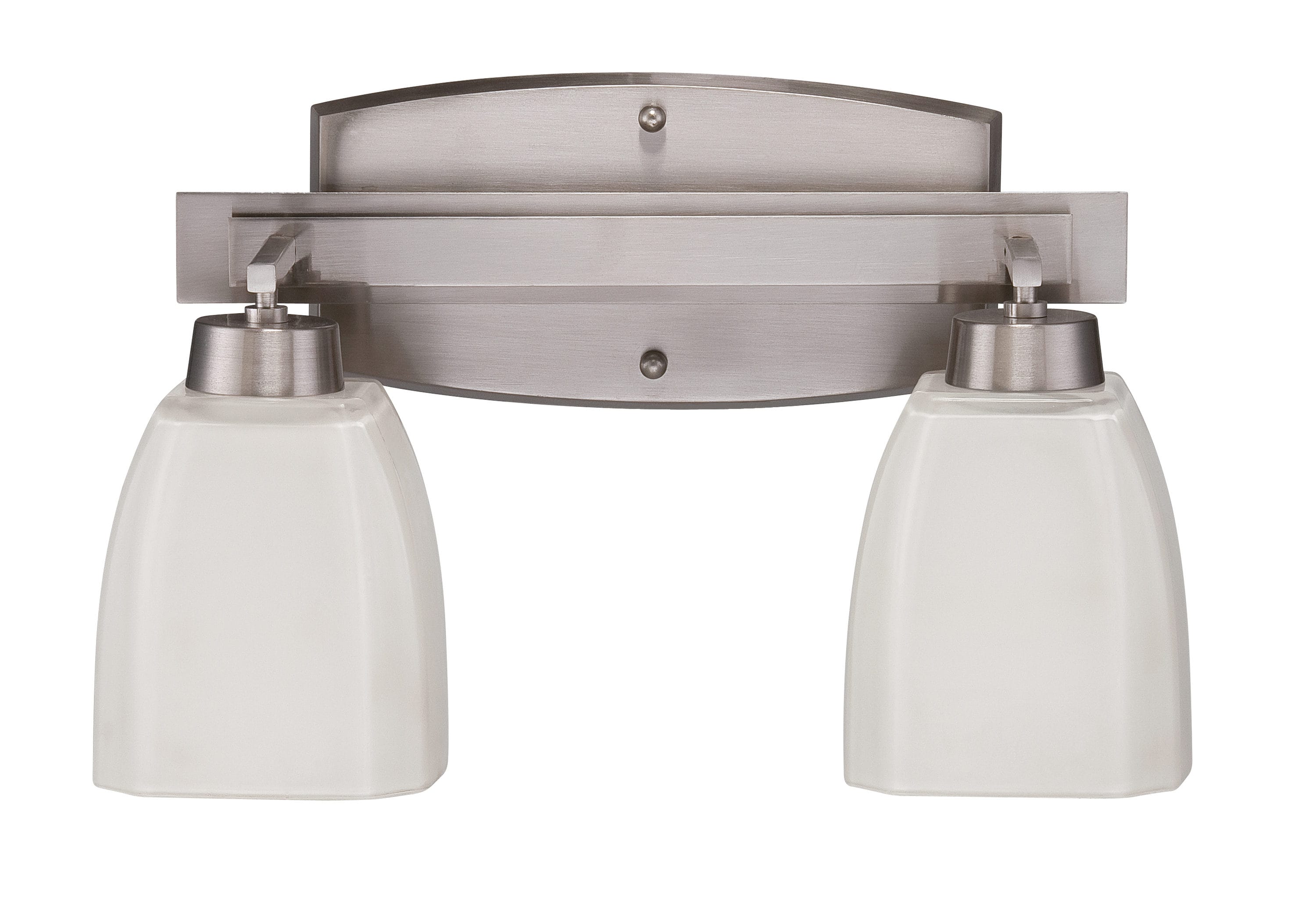 Craftmade 14715BNK2 Bridwell 24-in 2 -Light Brushed Nickel Traditional Vanity light