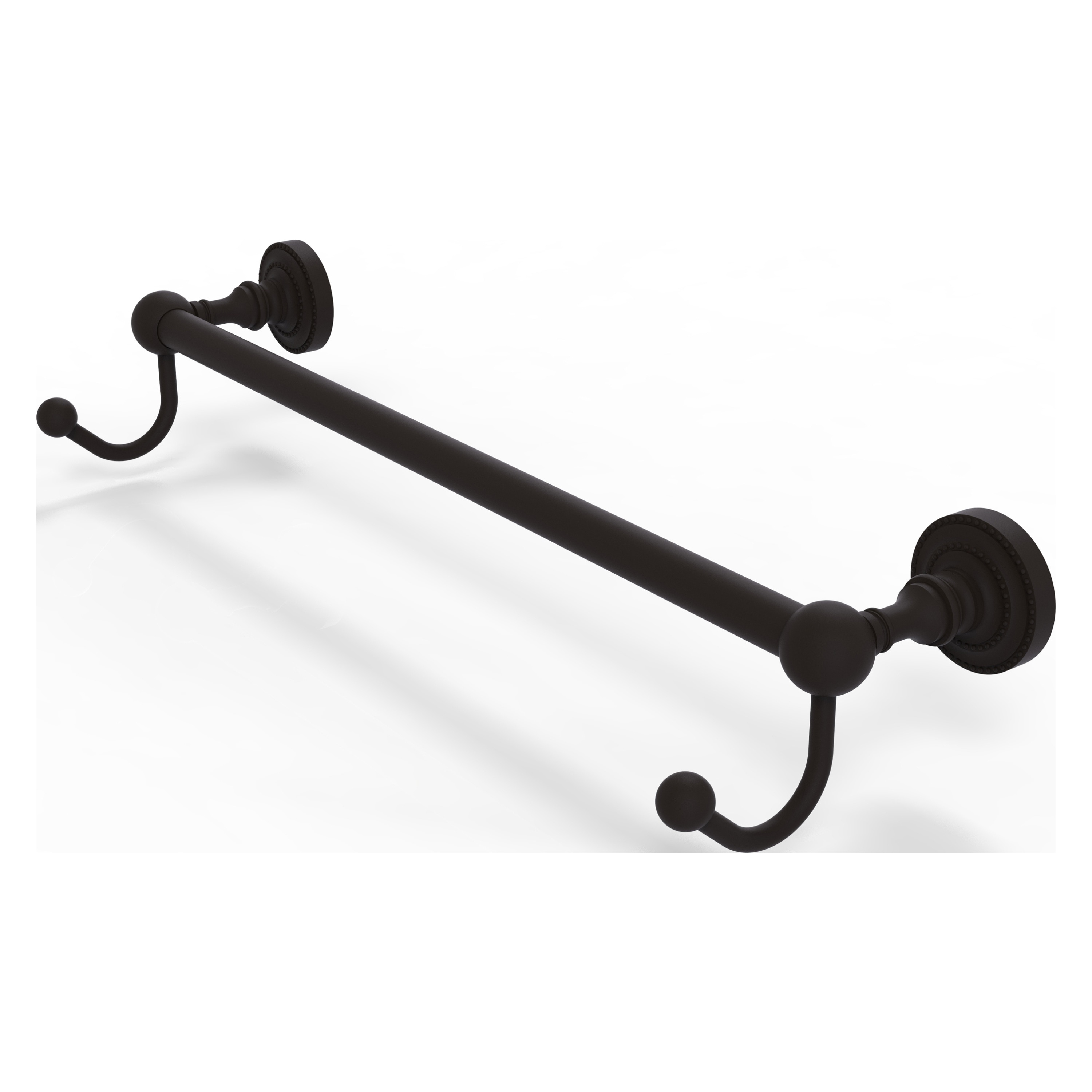Allied Brass DT-41-36-HK-ORB Dottingham 36-in Oil-rubbed bronze Wall mount Single Towel Bar