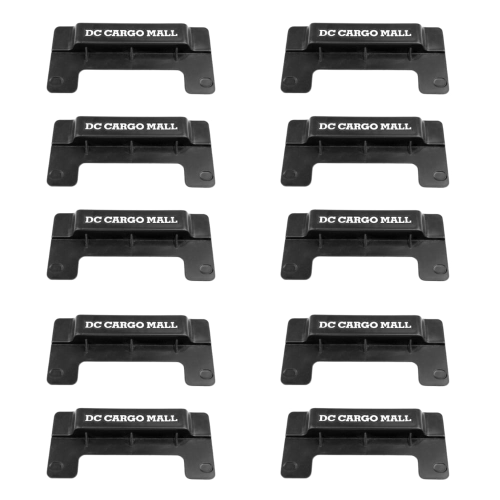 DC Cargo PETHET-10 Horizontal E-Track End Cap Plastic E-track 10 -Pieces