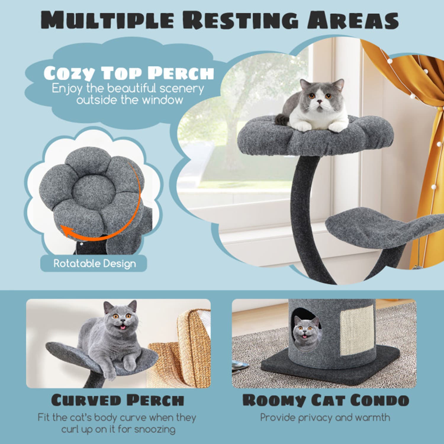 Mondawe MO-PV10103GR Cat-Trees - View #5