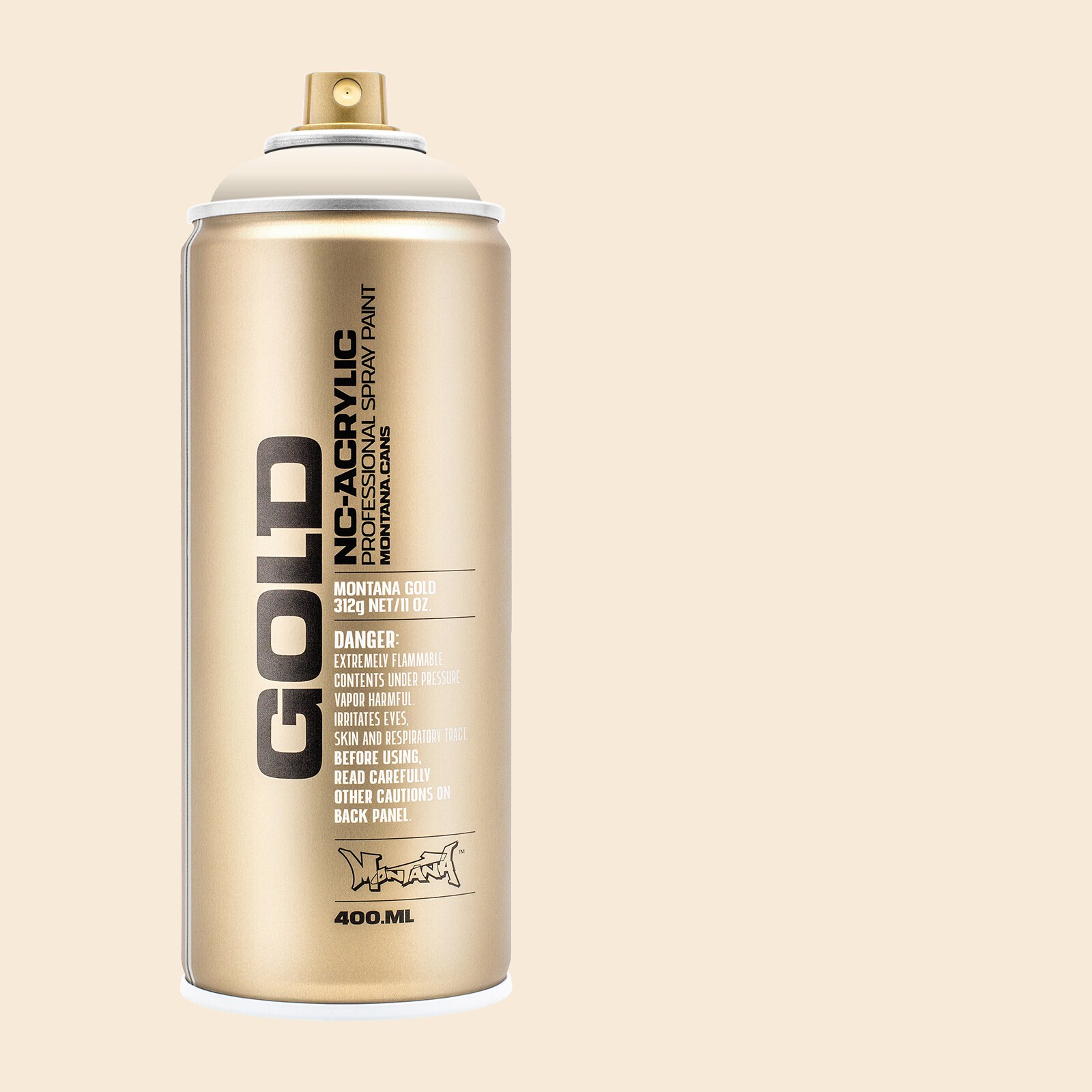 Montana Cans MXG-G1400 GOLD Matte Bone Spray paint ( NET WT. 11-oz )