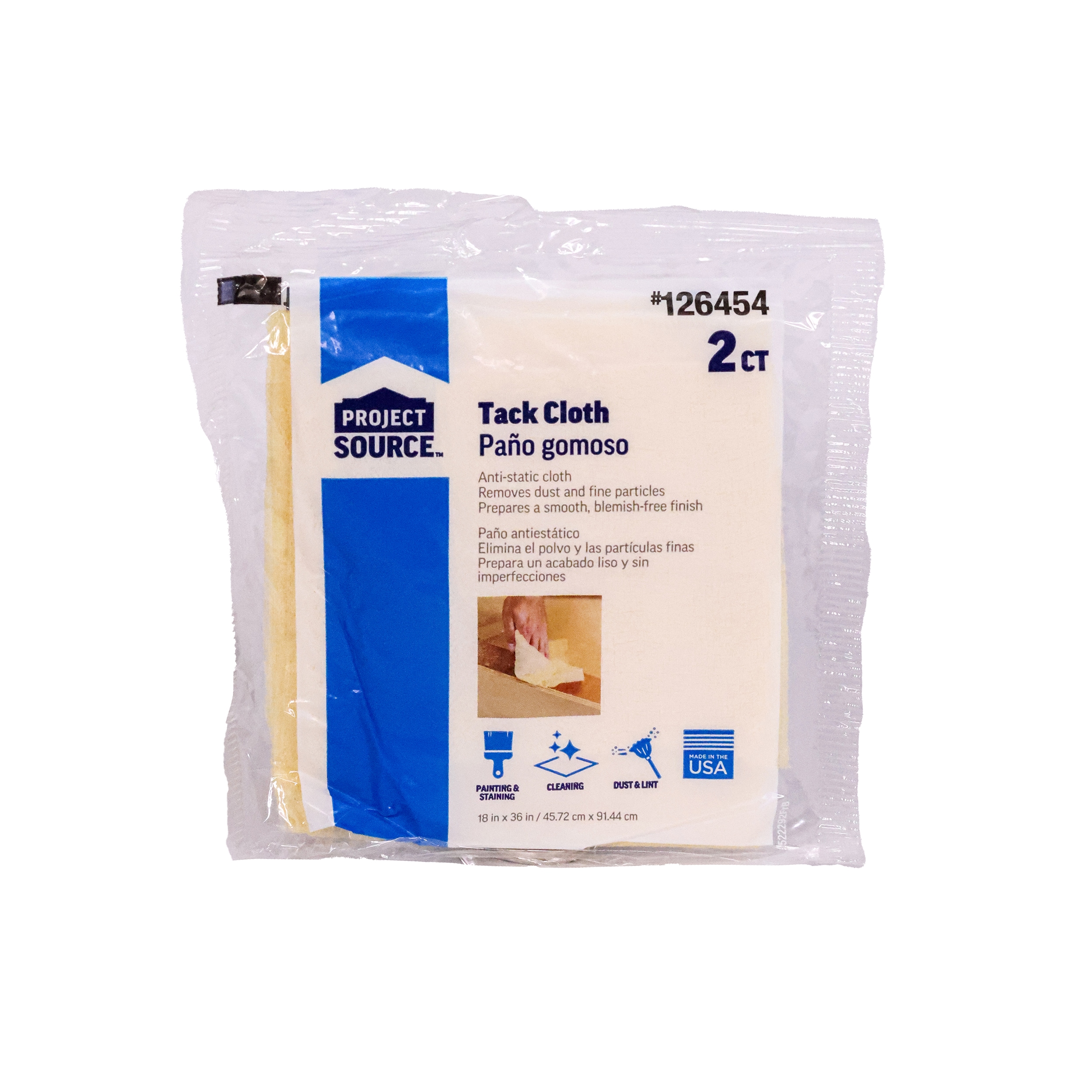 Project Source 2-Pack Cotton Tack Cloth in the Cleaning Cloths department  at