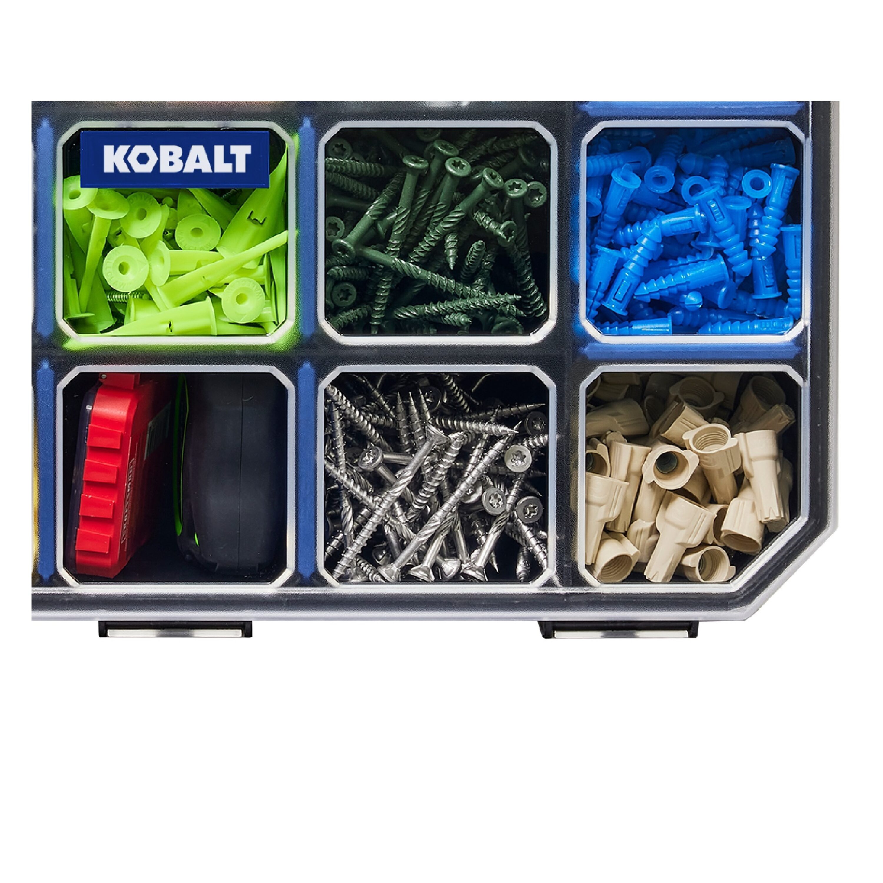 Kobalt Plastic 17-Compartment Plastic Small Parts Organizer