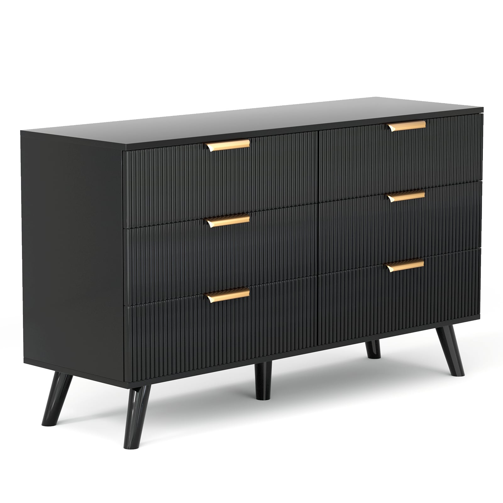 Pocassy GREATANTS-SNBS001BK Black 19-in File Cabinet