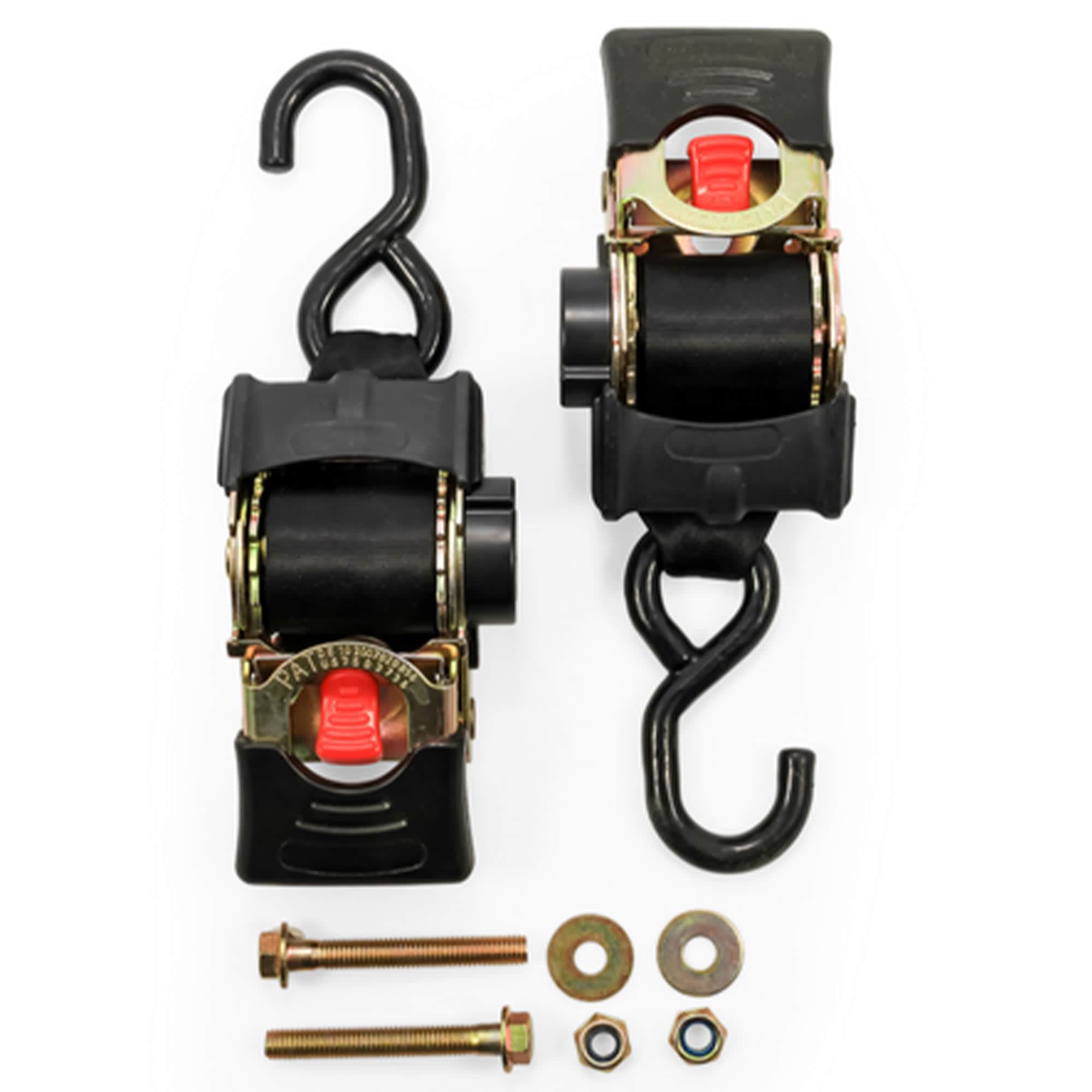 CAMCO 50030 Retractable Transom Tie Down Bolt On Straps 2 Inch x 5.5ft (2 Straps) #318077