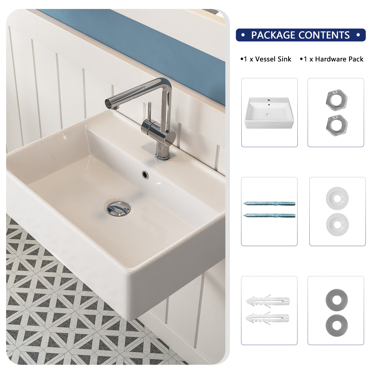 DeerValley DV-1WS0127 Bath-Sink - View #7